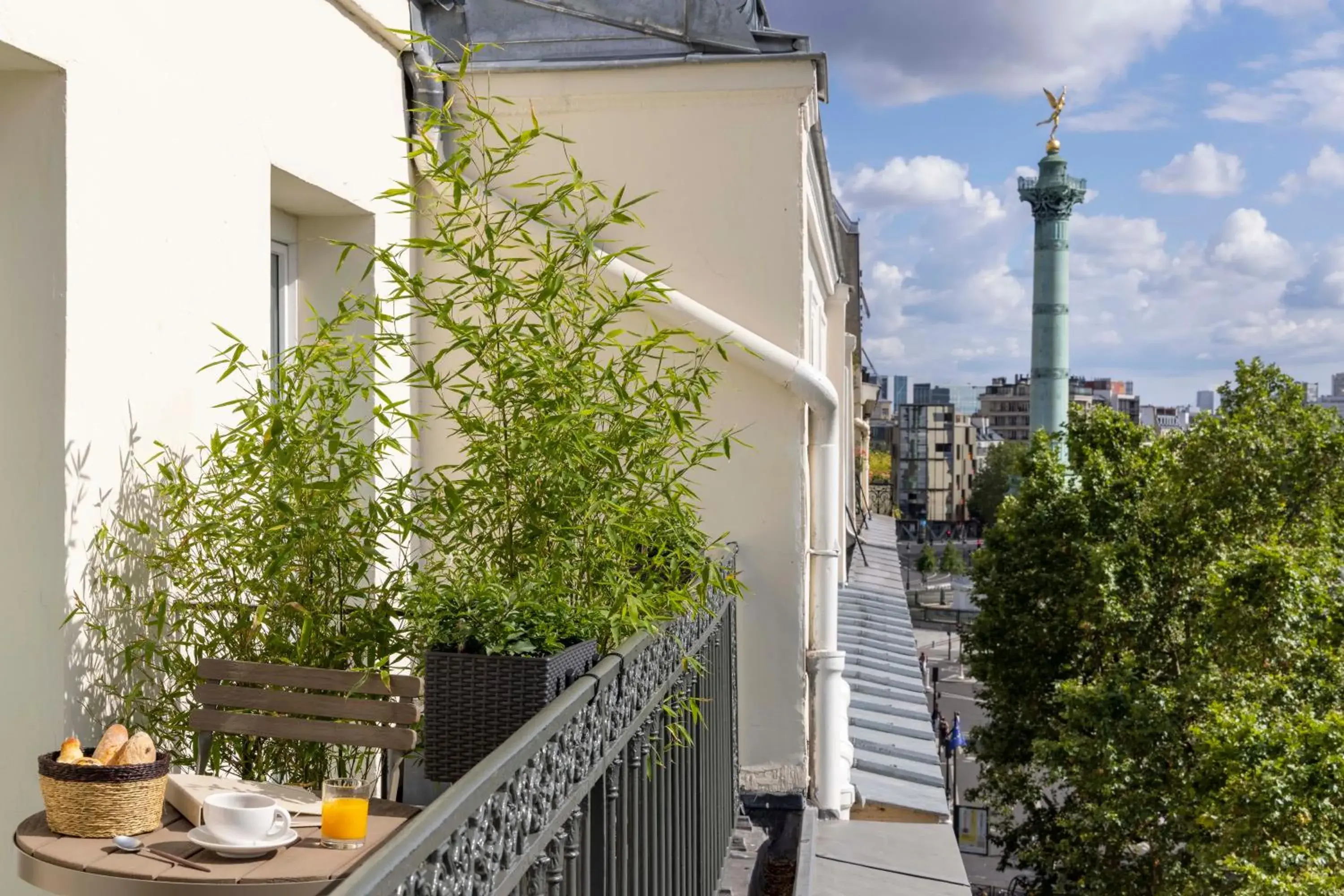 Balcony/Terrace, Property Building in Le Petit Beaumarchais Hotel & Spa Ex Hotel Original