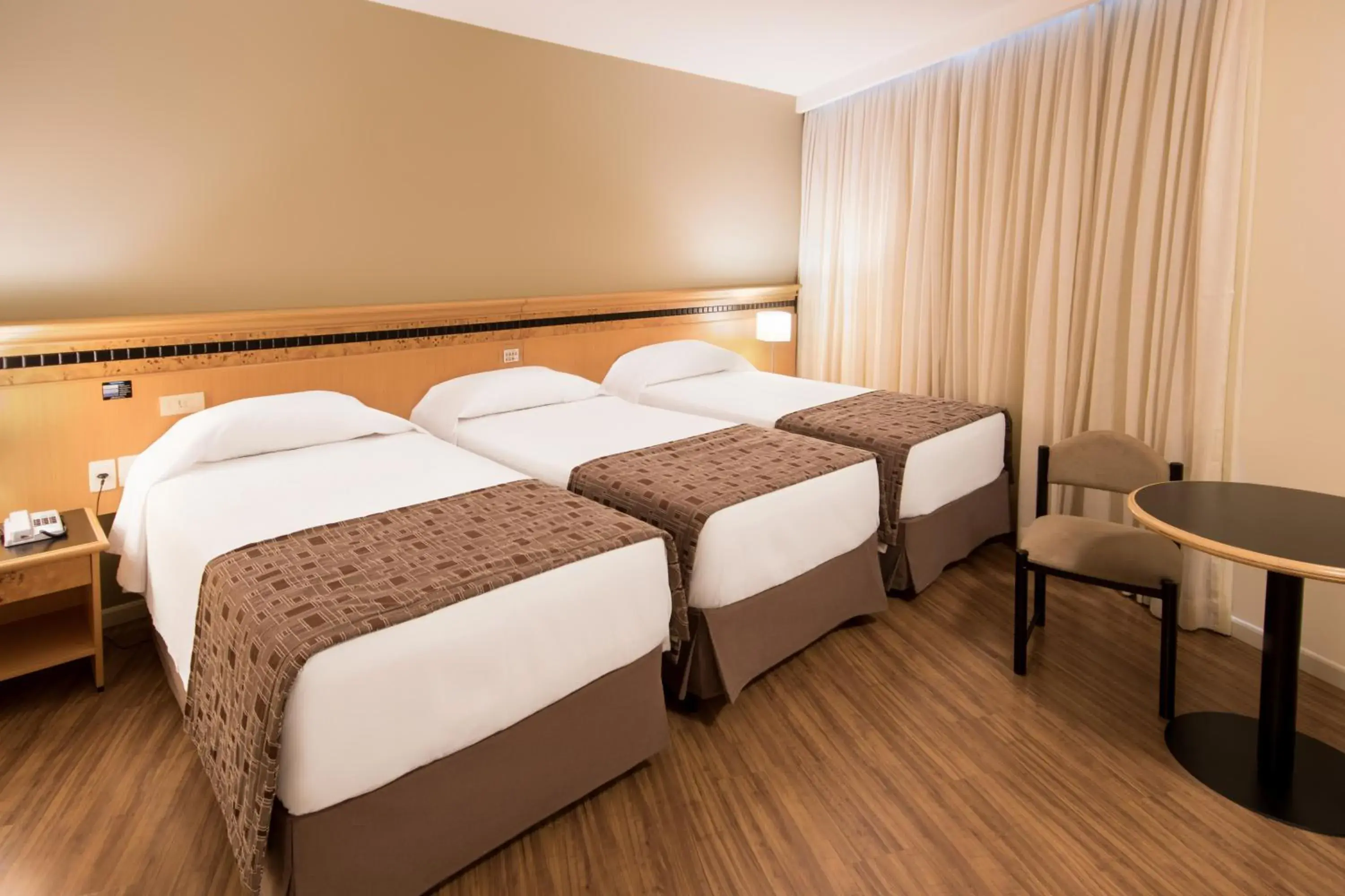 Bed in Hotel Golden Park Internacional Foz & Convenções By Nacional Inn Bed in Hotel Golden Park Internacional Foz & Convenções By Nacional Inn