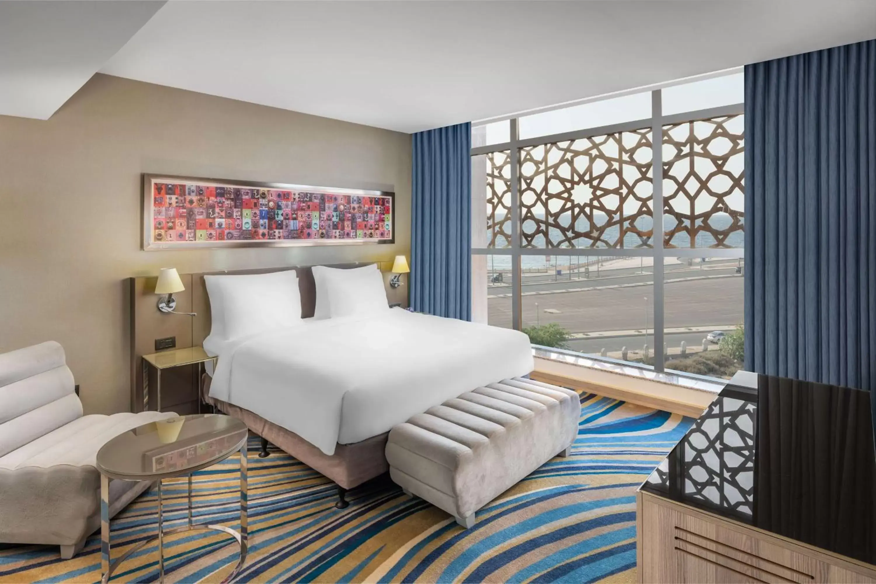Bed in Radisson Blu Hotel, Jeddah Corniche
