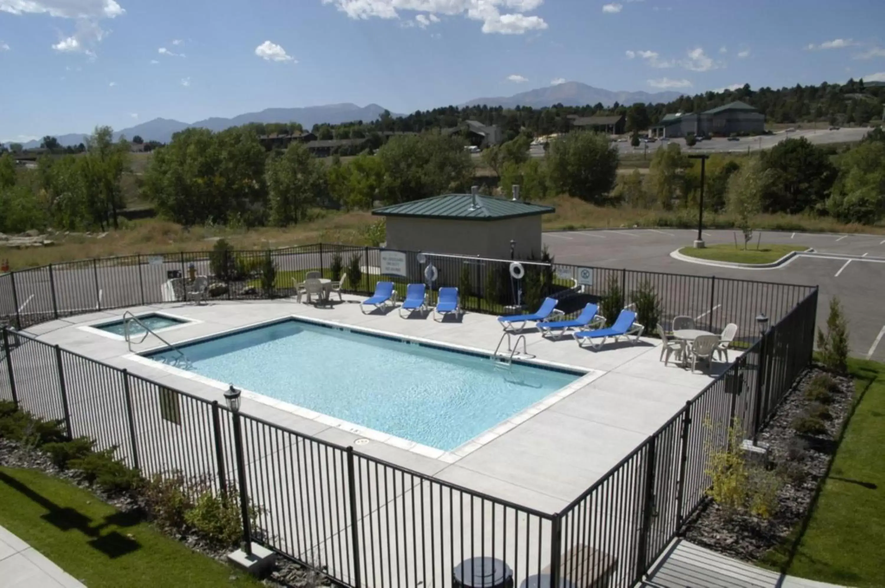 Swimming pool, Pool View in Staybridge Suites Colorado Springs North, an IHG Hotel