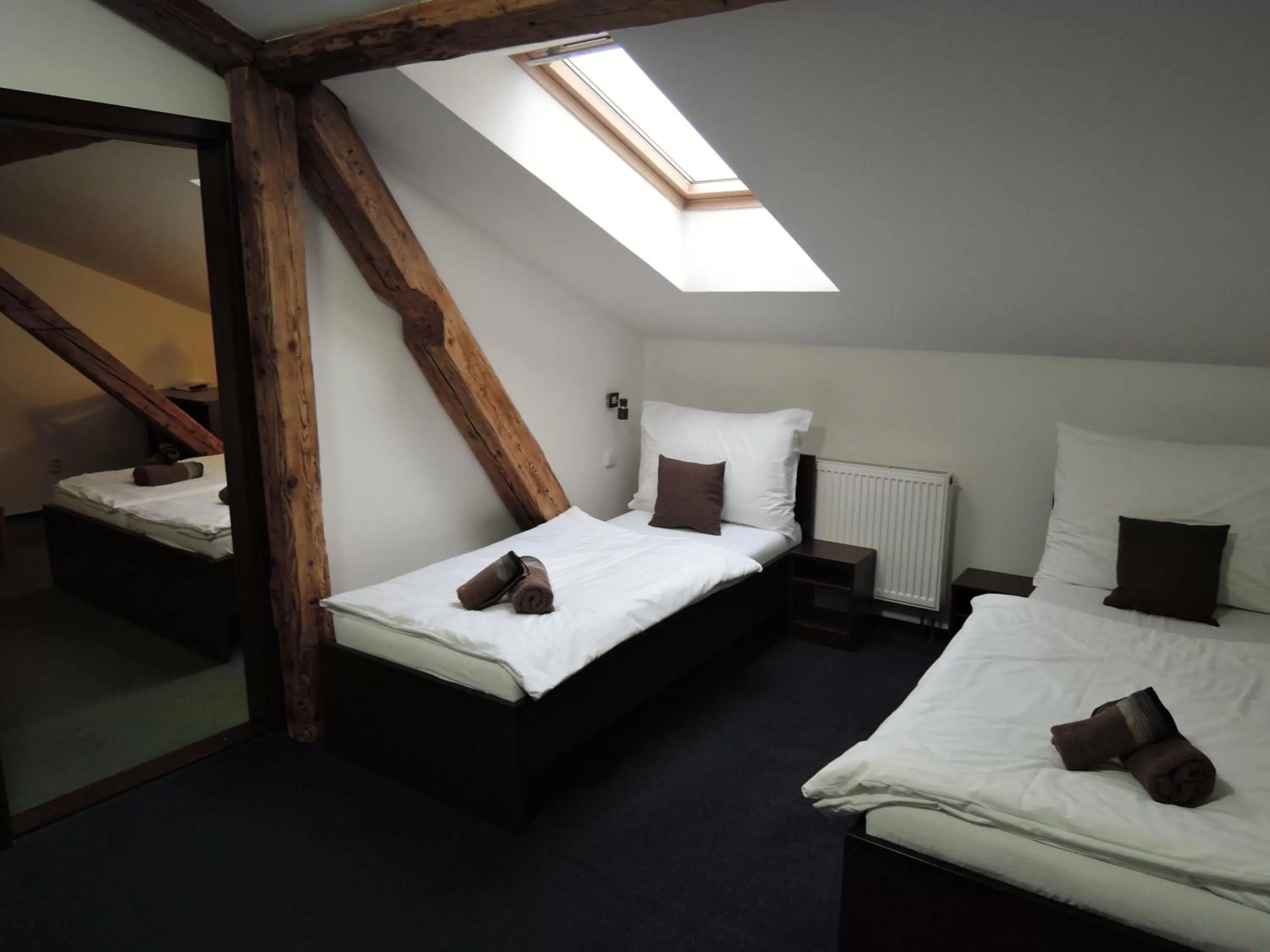 Bedroom, Bed in Třebovický mlýn