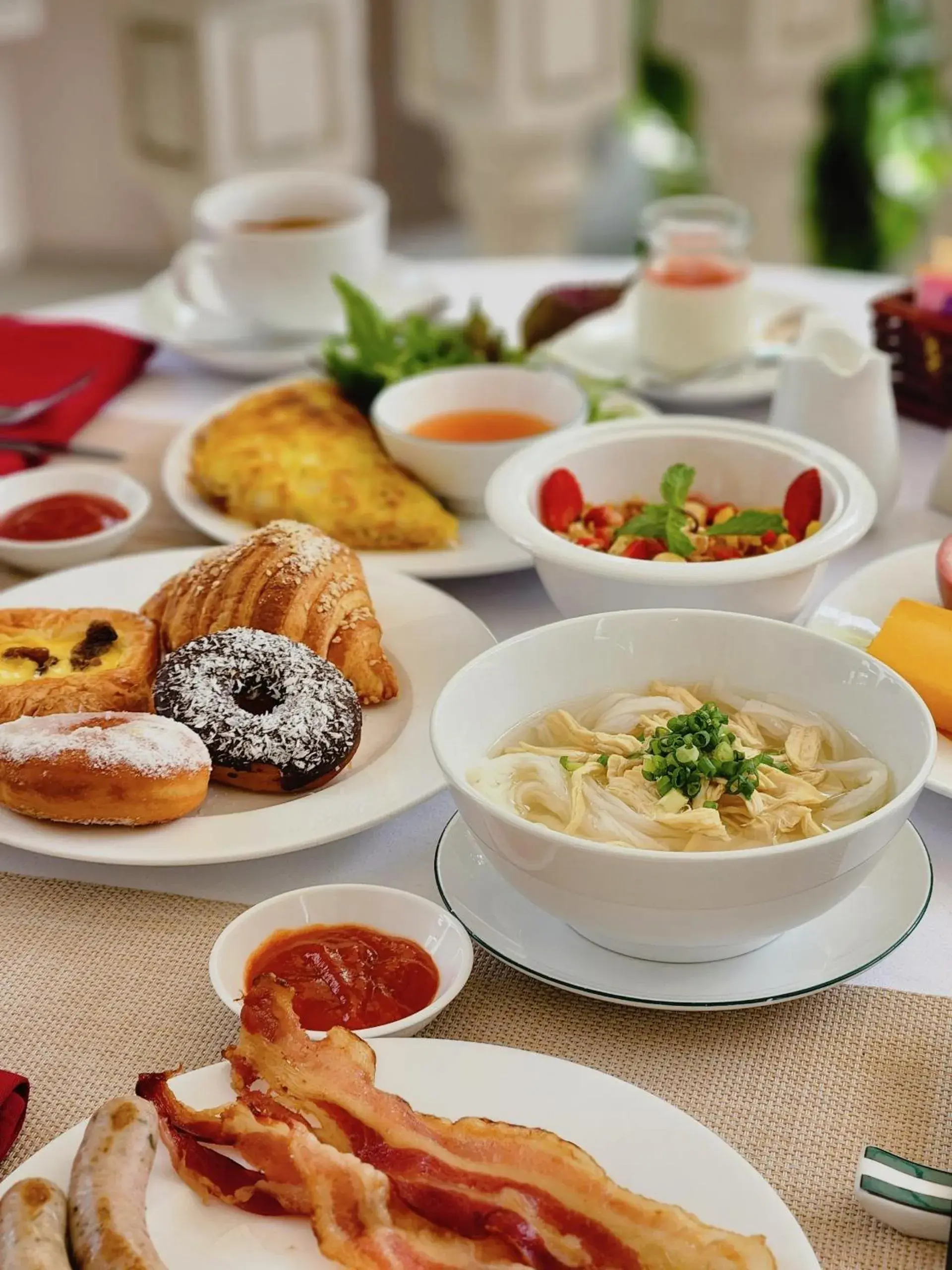 Buffet breakfast in Sunrise Nha Trang Beach Hotel & Spa