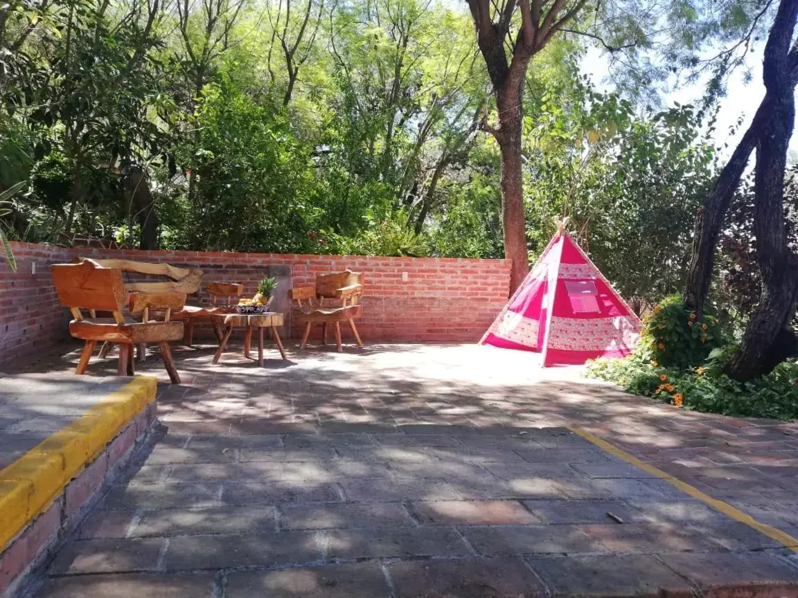 Garden in Hotel Casa Pahpaqui