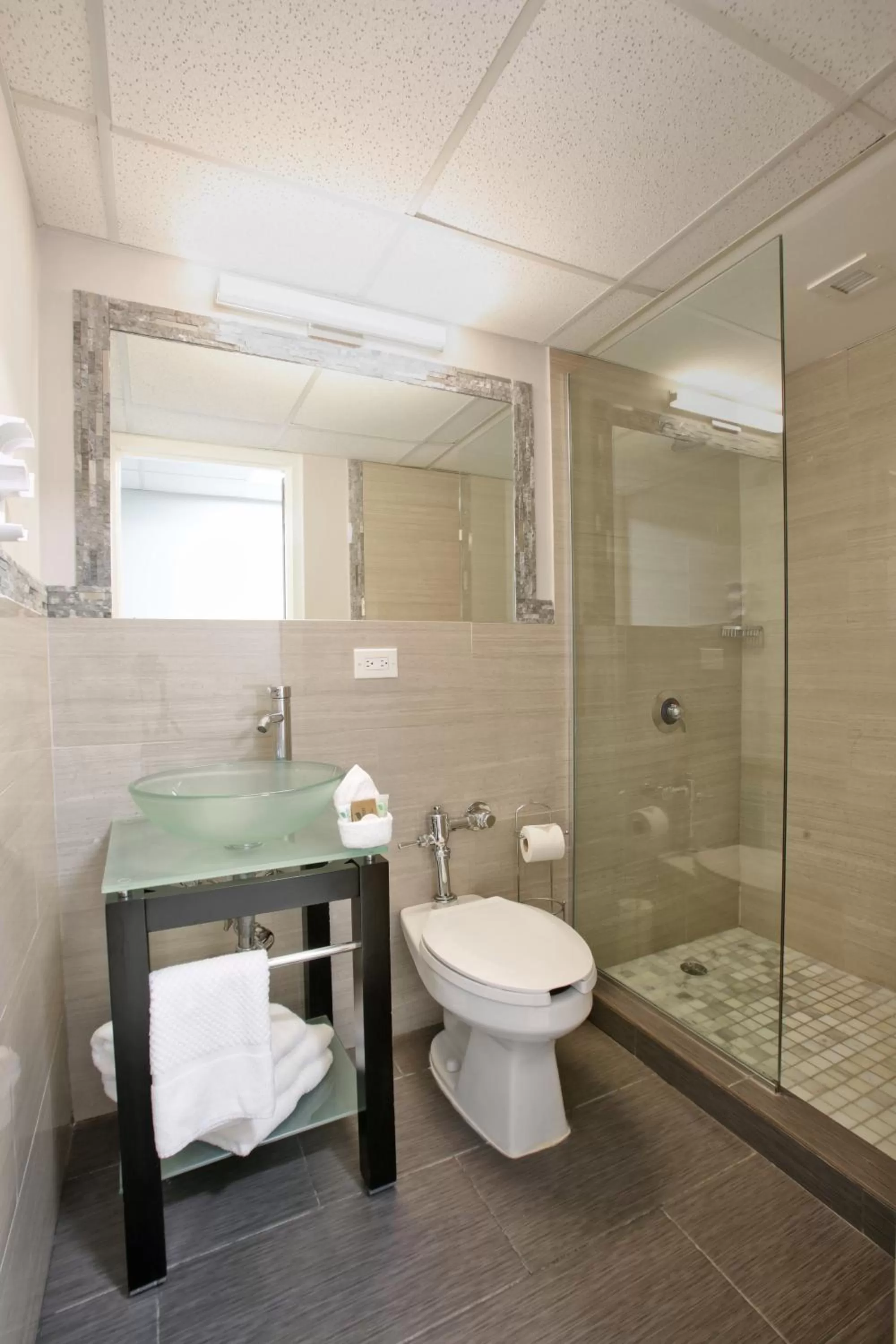 Bathroom in San Juan Airport Hotel