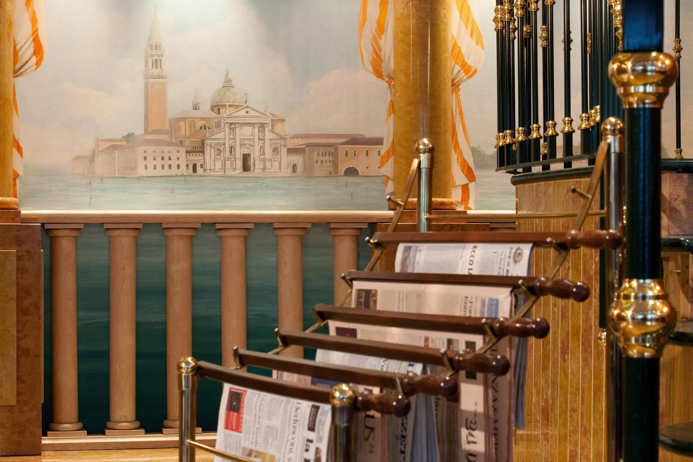 Decorative detail in Best Western Hotel Tritone