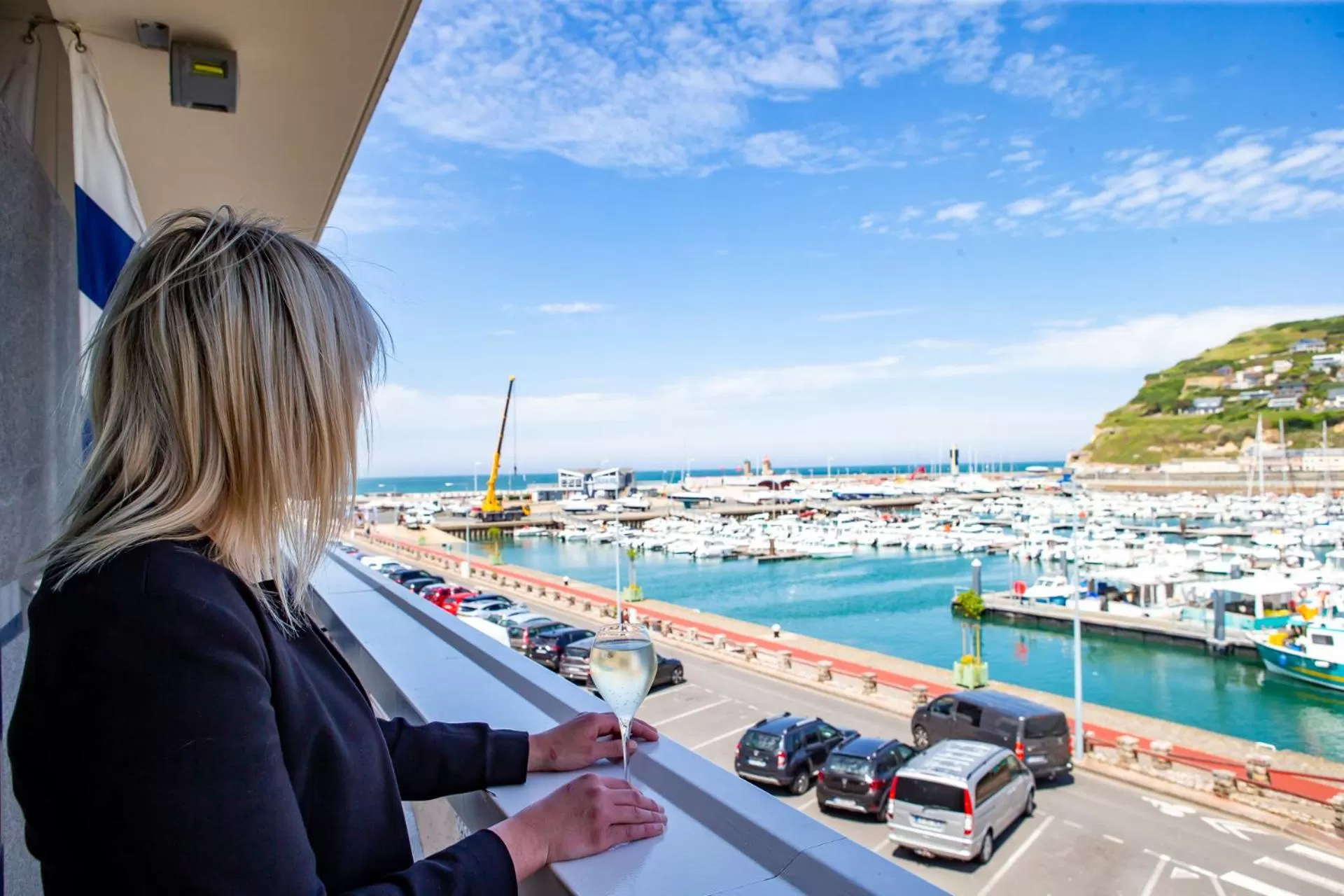 Superior Double Room with Sea View in Hotel Le Grand Pavois