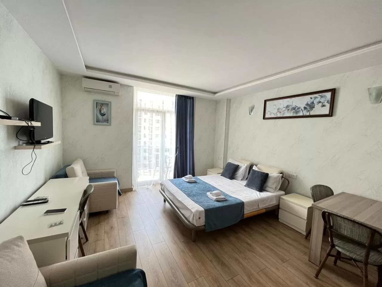 Bed in Holiday Lux Sea Towers Batumi