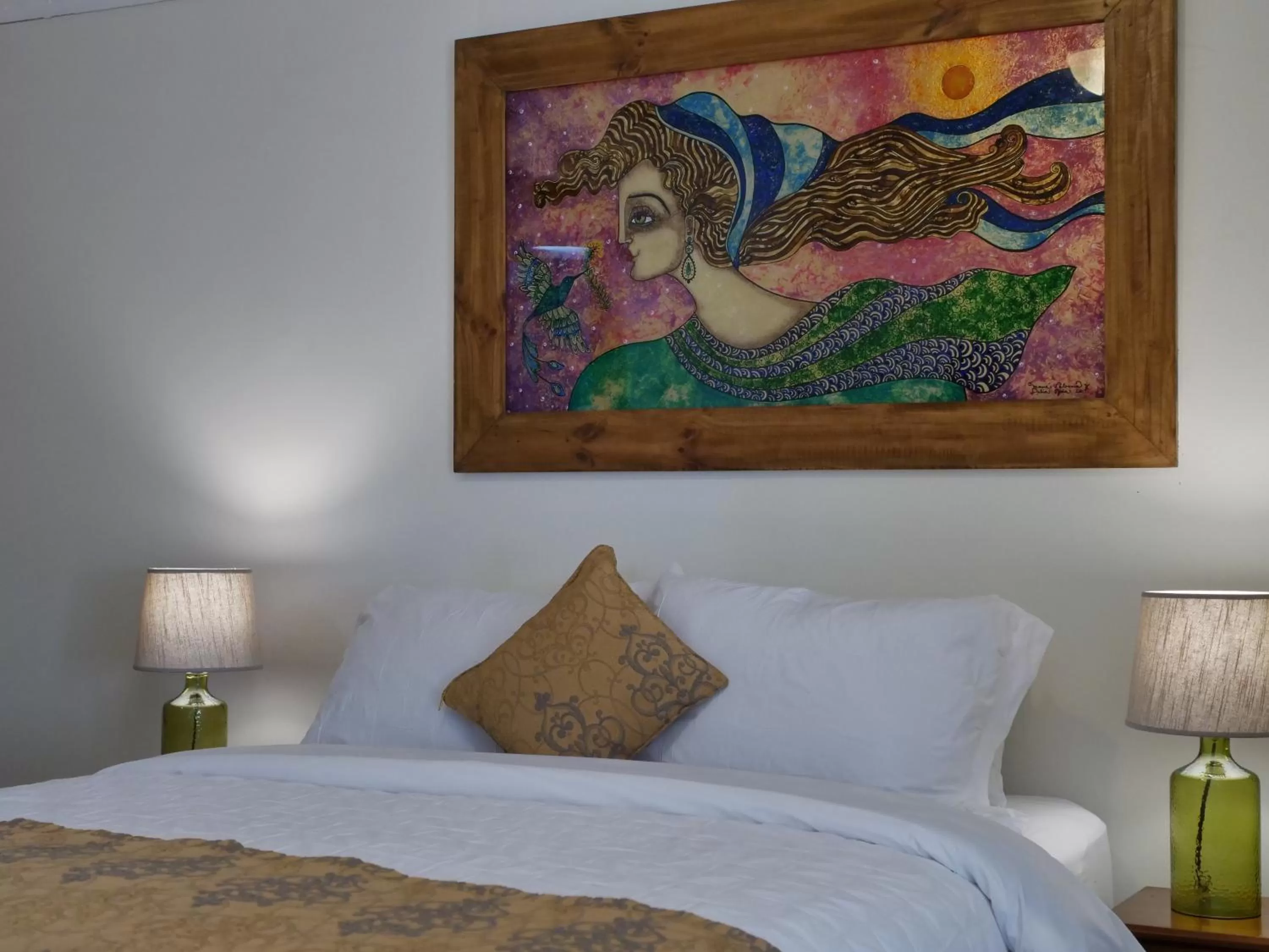 Bed in Hotel La Fuente