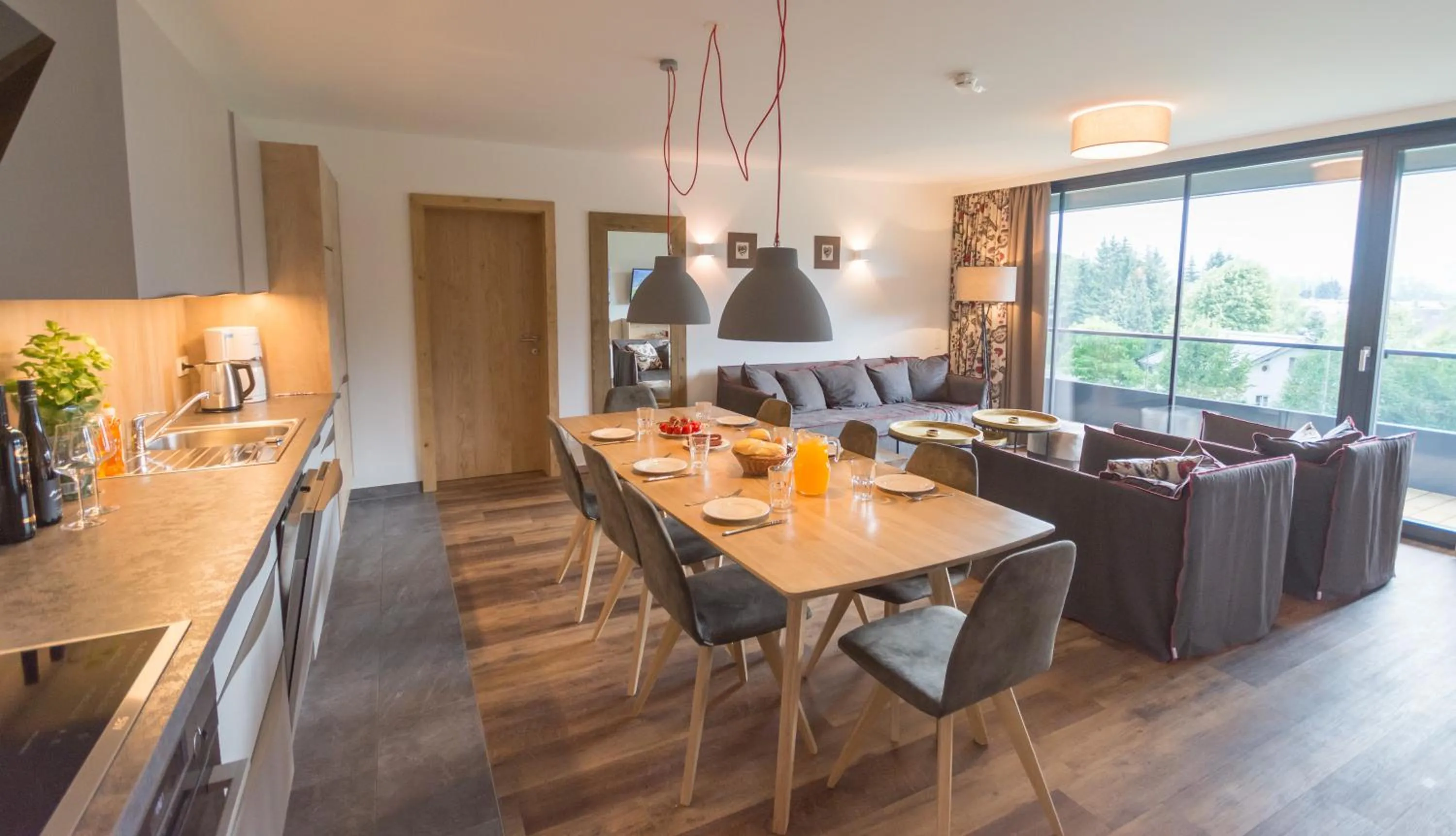 Kitchen or kitchenette in Schönblick Residence - Absolut Alpine Apartments