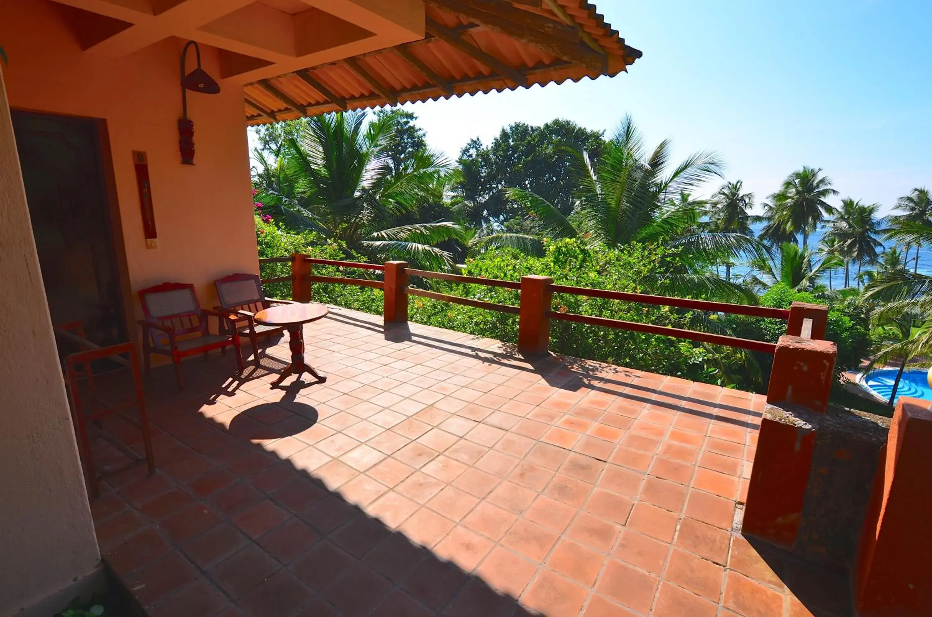 View (from property/room), Balcony/Terrace in Eva Lanka Hotel - Beach & Wellness