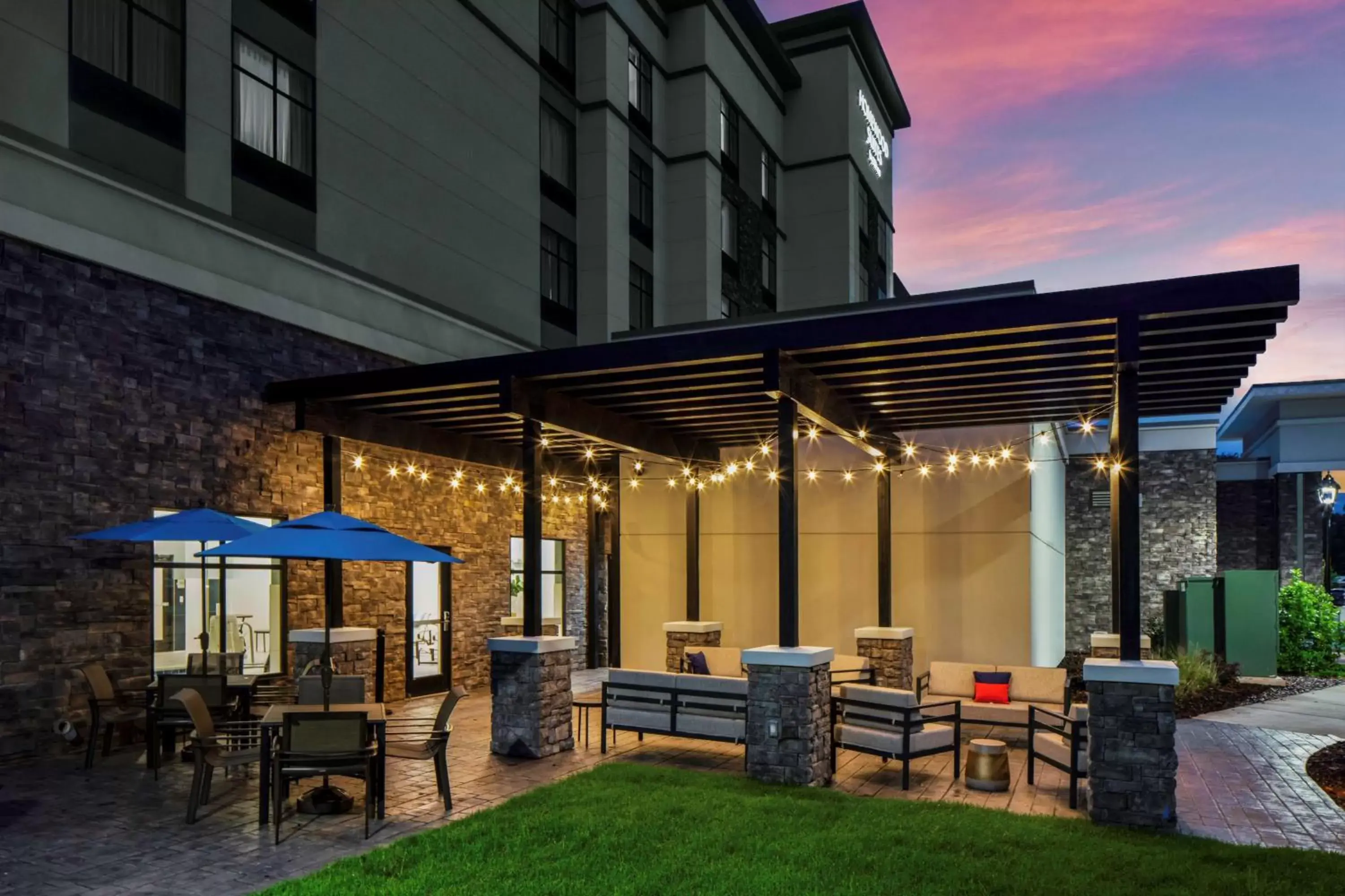 Patio in Homewood Suites By Hilton Greensboro Wendover, Nc