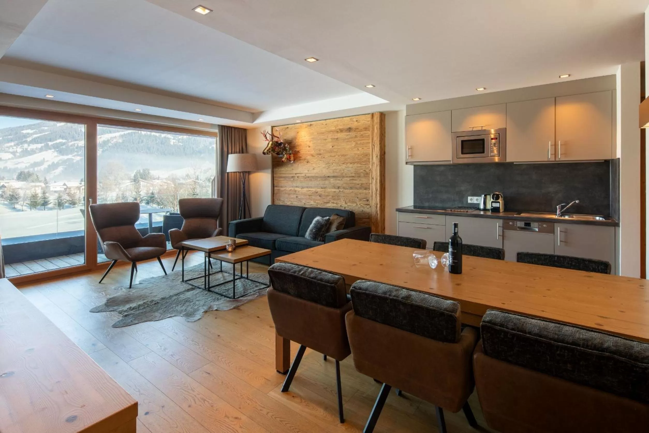 Kitchen or kitchenette in APART Resort Westendorf