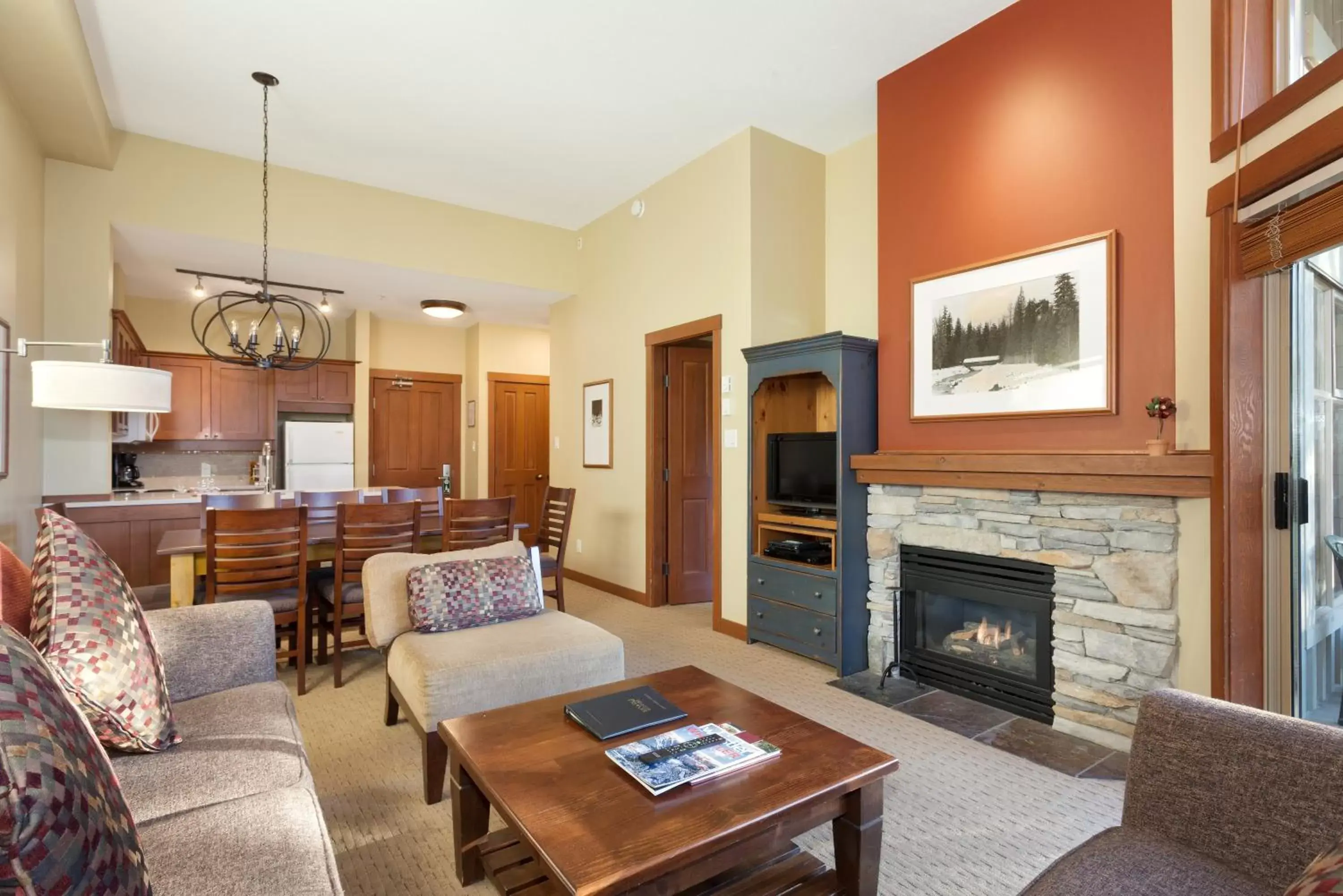 Living room, Seating Area in Horstman House by Whistler Premier