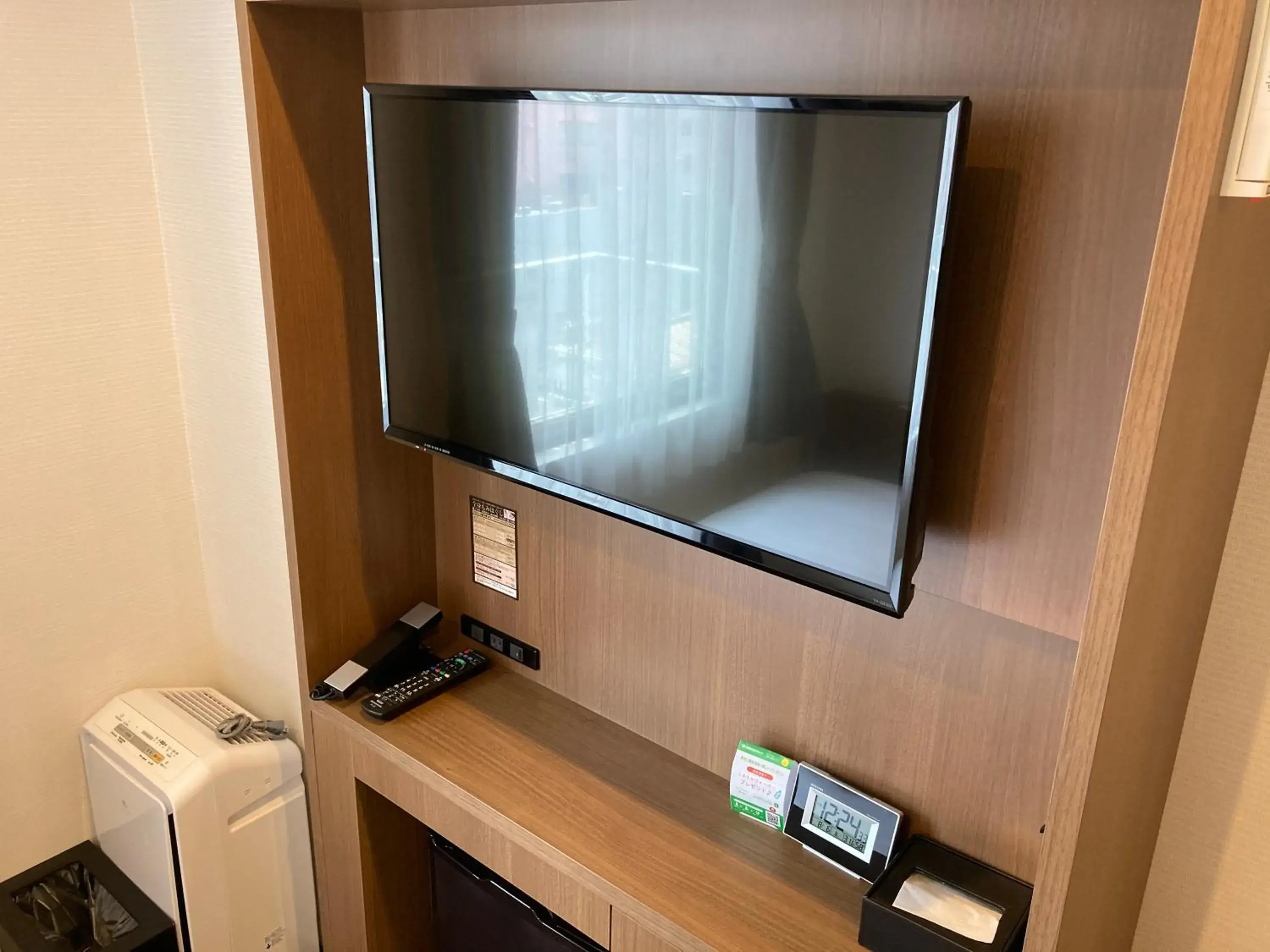 TV/Entertainment Center in Y's Hotel Shin-Osaka