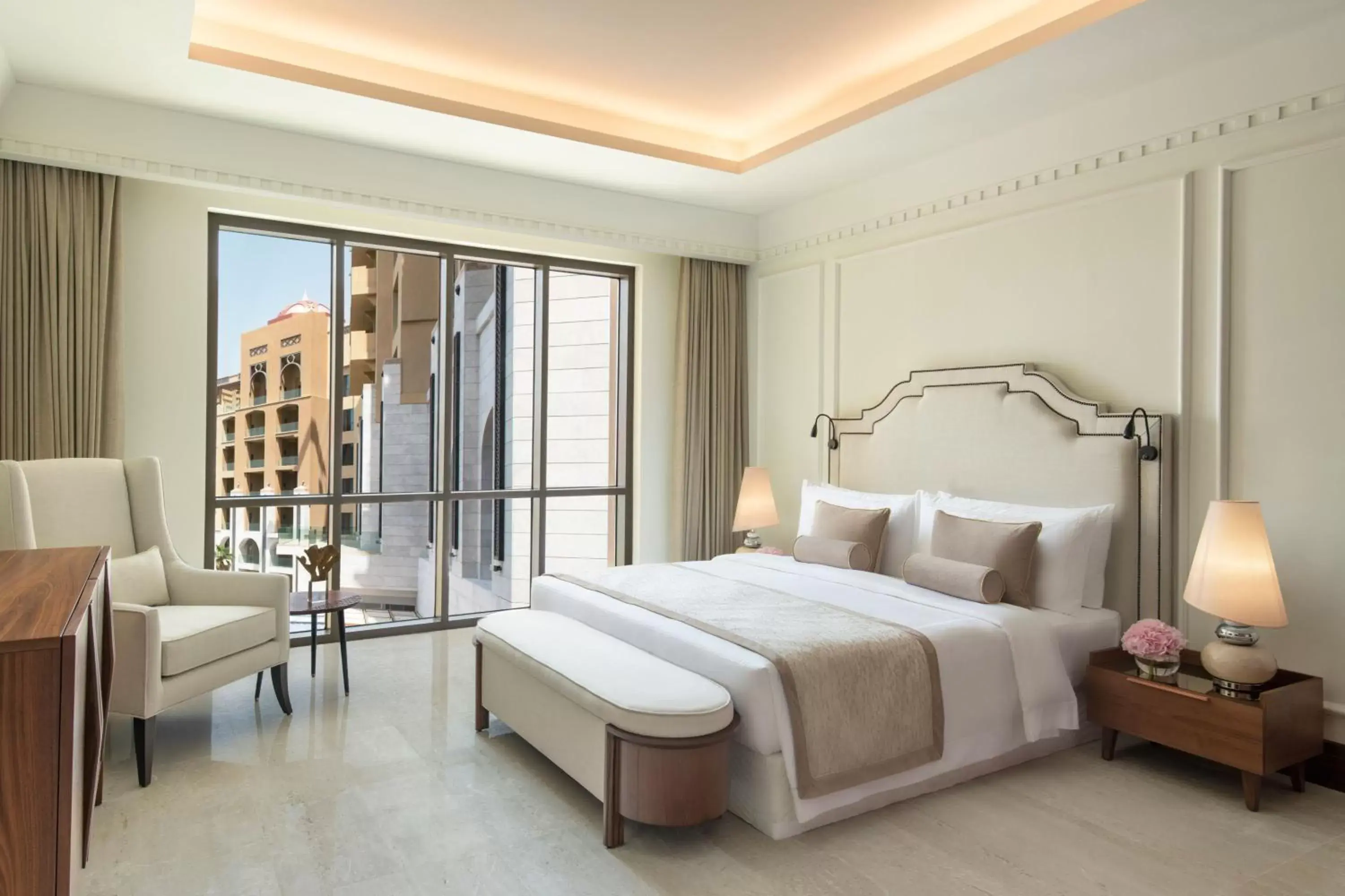 Three-Bedroom Suite with Marina View and Balcony in The St. Regis Marsa Arabia Island, The Pearl Qatar Three-Bedroom Suite with Marina View and Balcony in The St. Regis Marsa Arabia Island, The Pearl Qatar