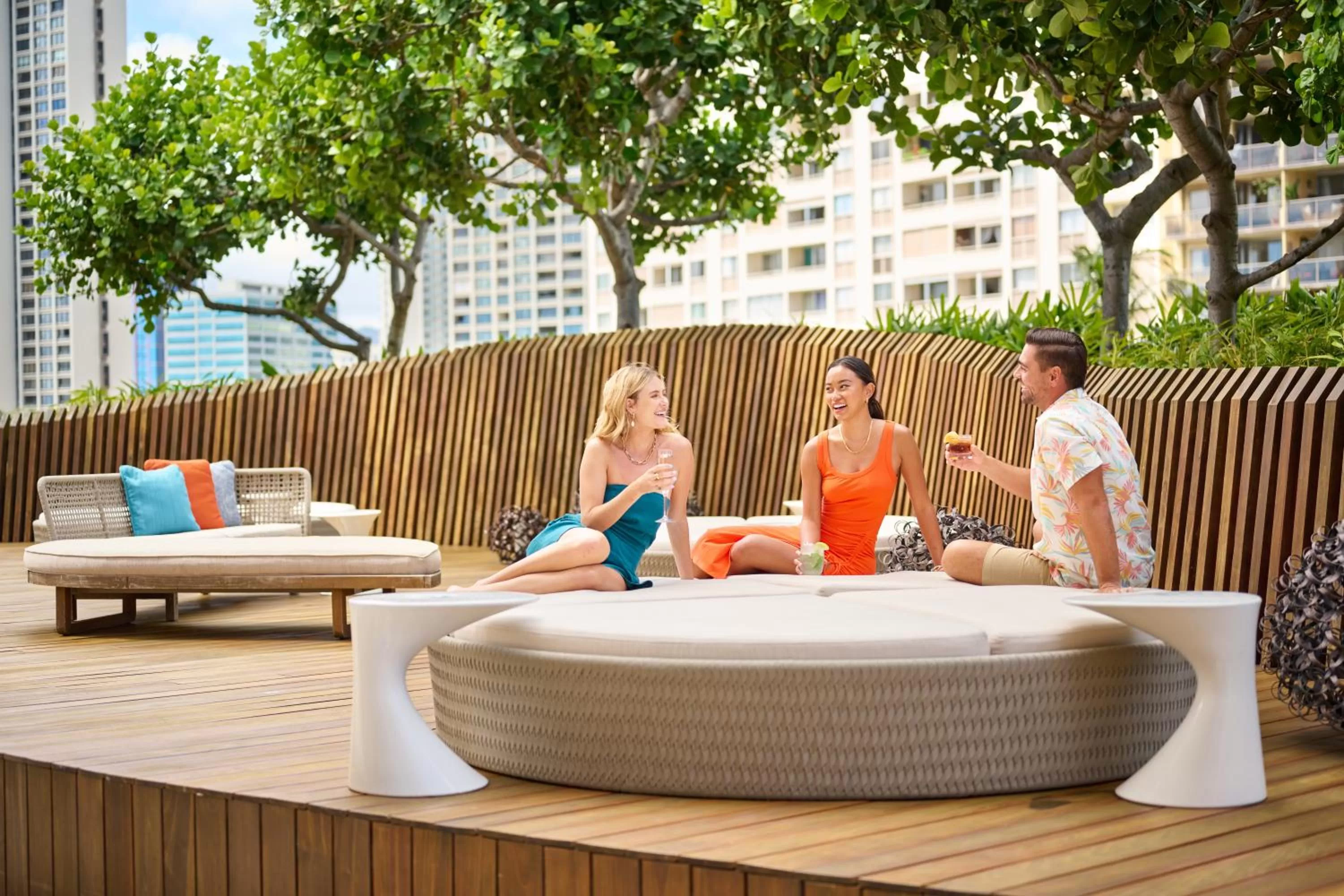 Patio in Prince Waikiki