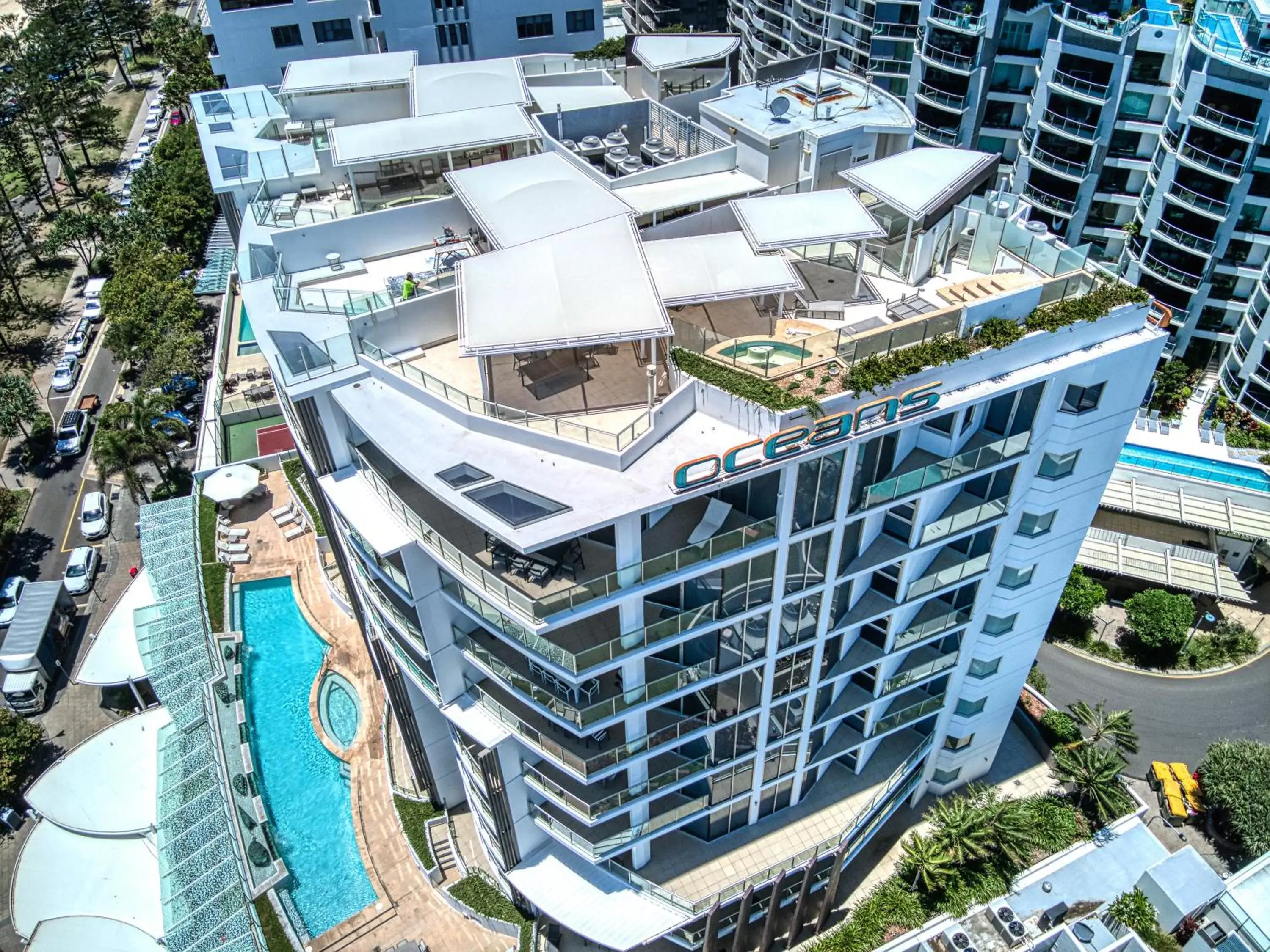 Bird's eye view in Oceans Mooloolaba Bird's eye view in Oceans Mooloolaba