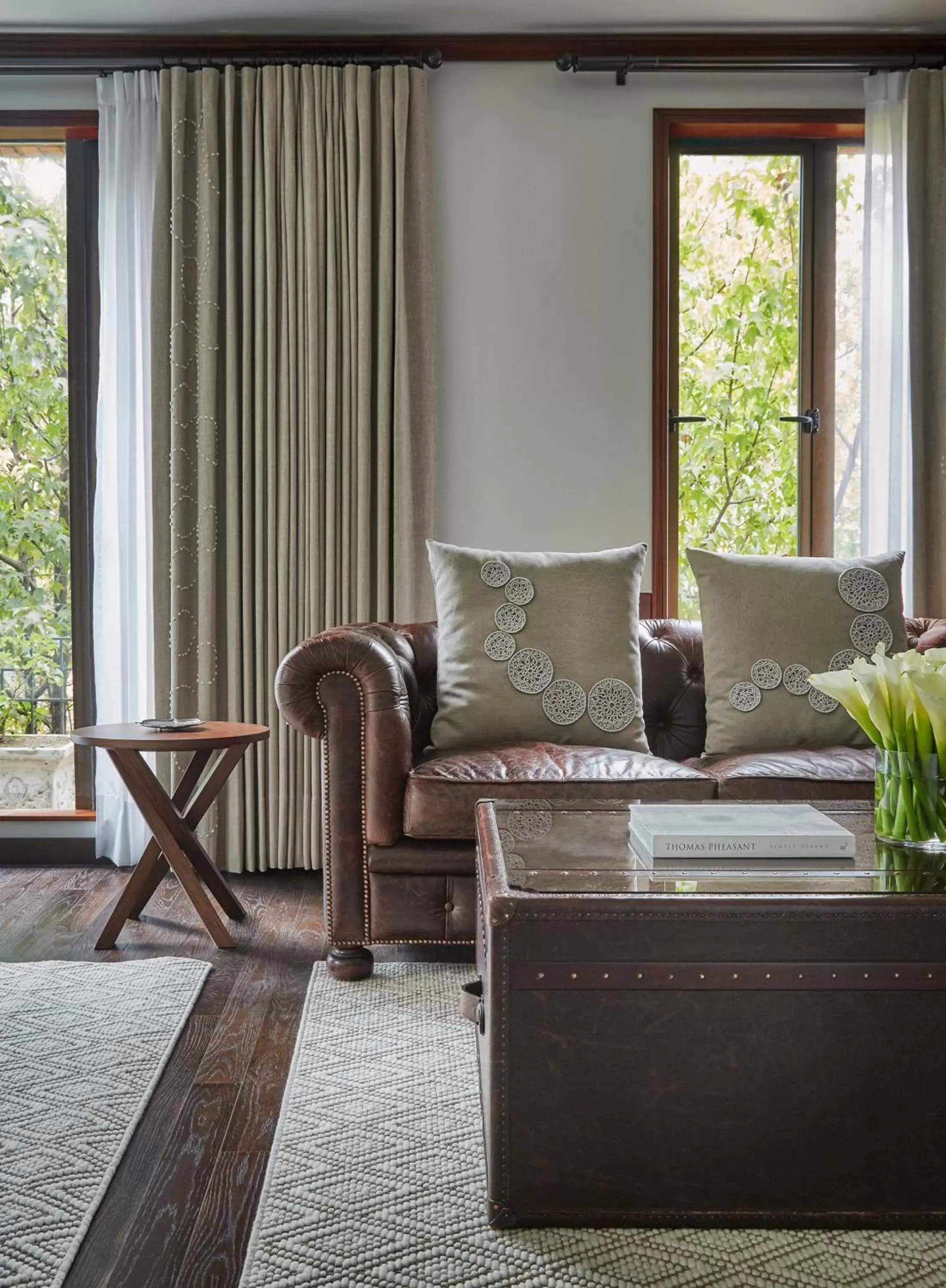 Decorative detail, Seating Area in Four Seasons Hotel Casa Medina Bogota