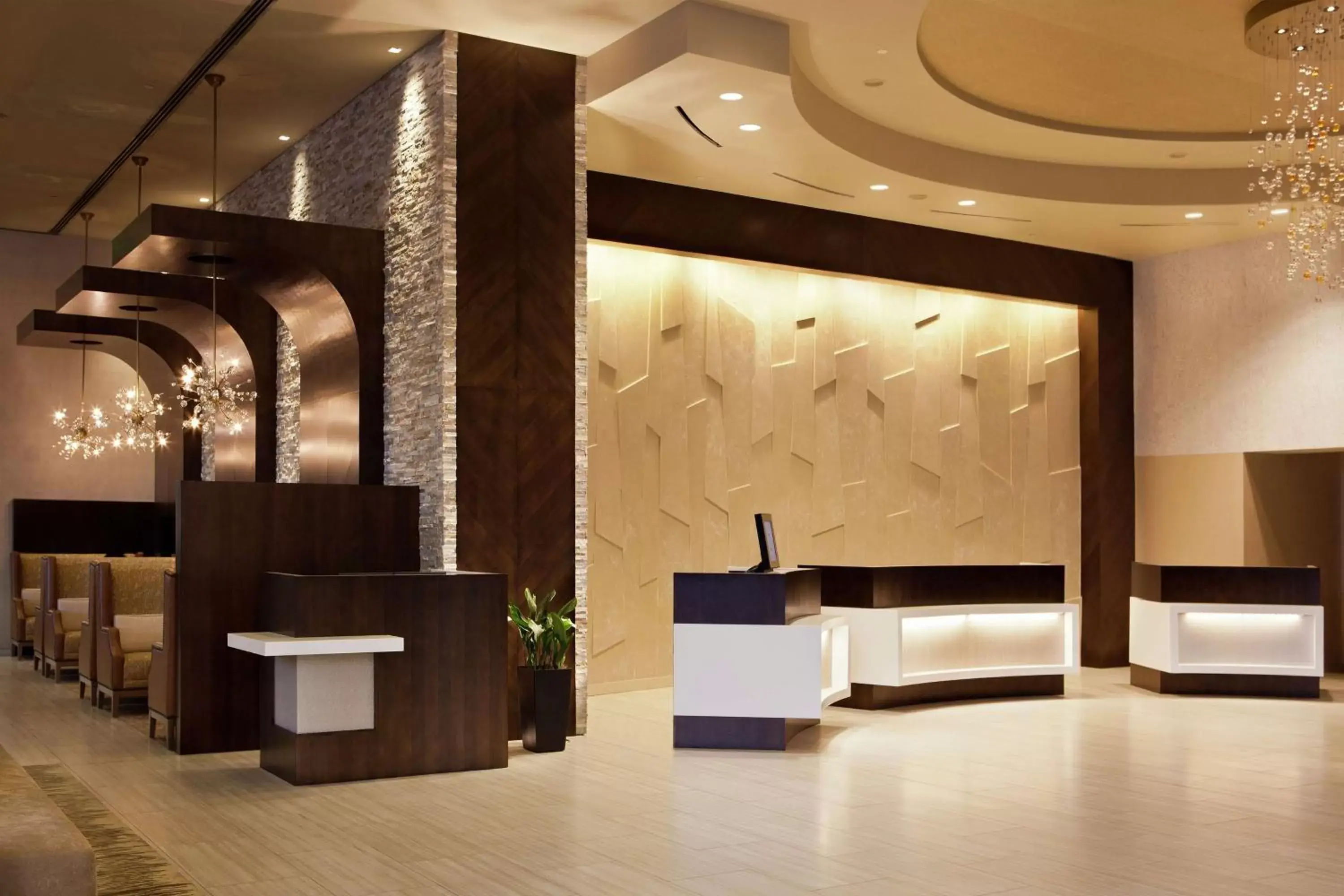 Lobby or reception in Hilton Denver City Center Lobby or reception in Hilton Denver City Center
