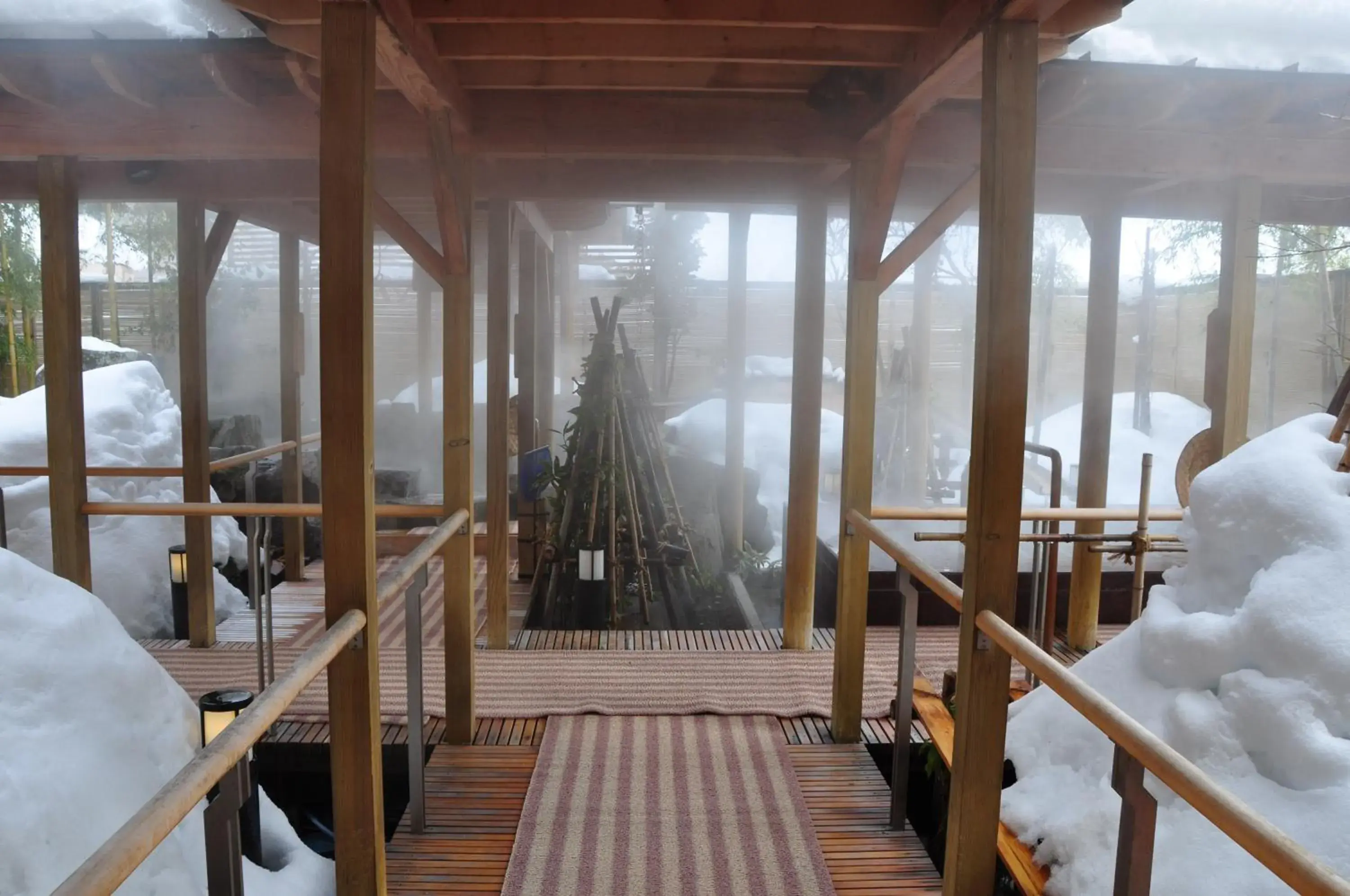 Hot Spring Bath in Yuzawa Grand Hotel