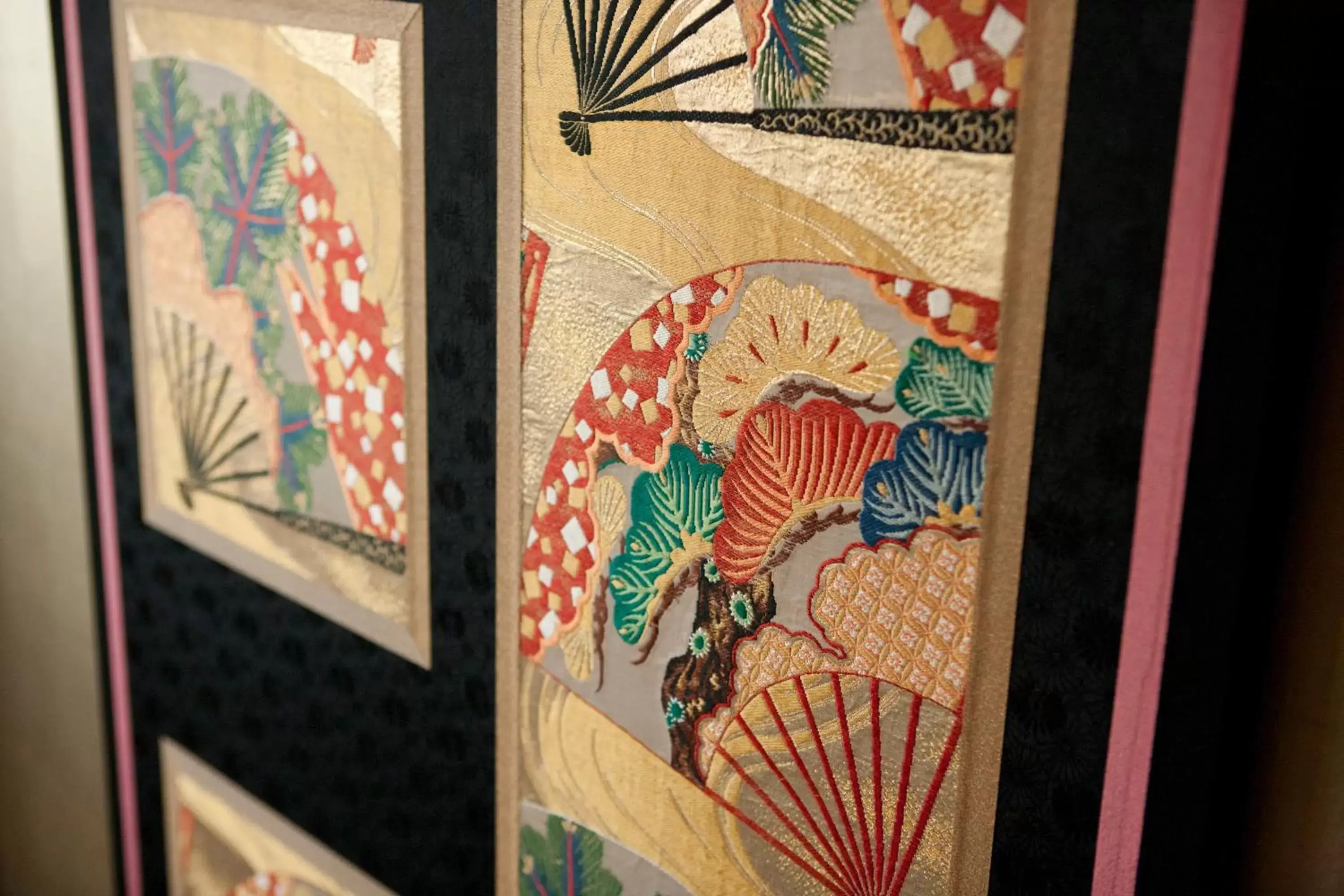 Decorative detail in Kadensho, Arashiyama Onsen, Kyoto - Kyoritsu Resort