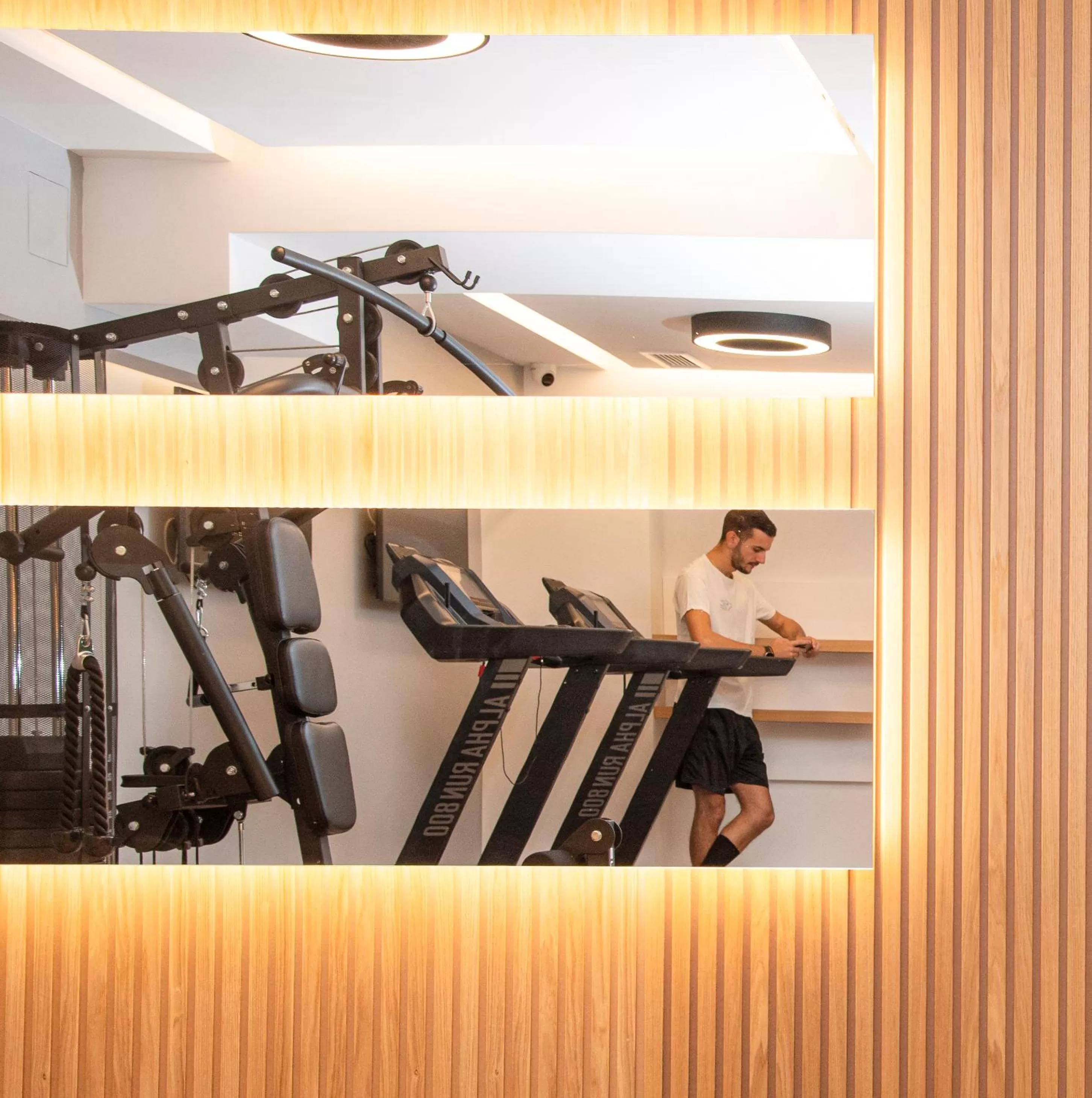Fitness centre/facilities in LUX&EASY Athens Downtown Apartments