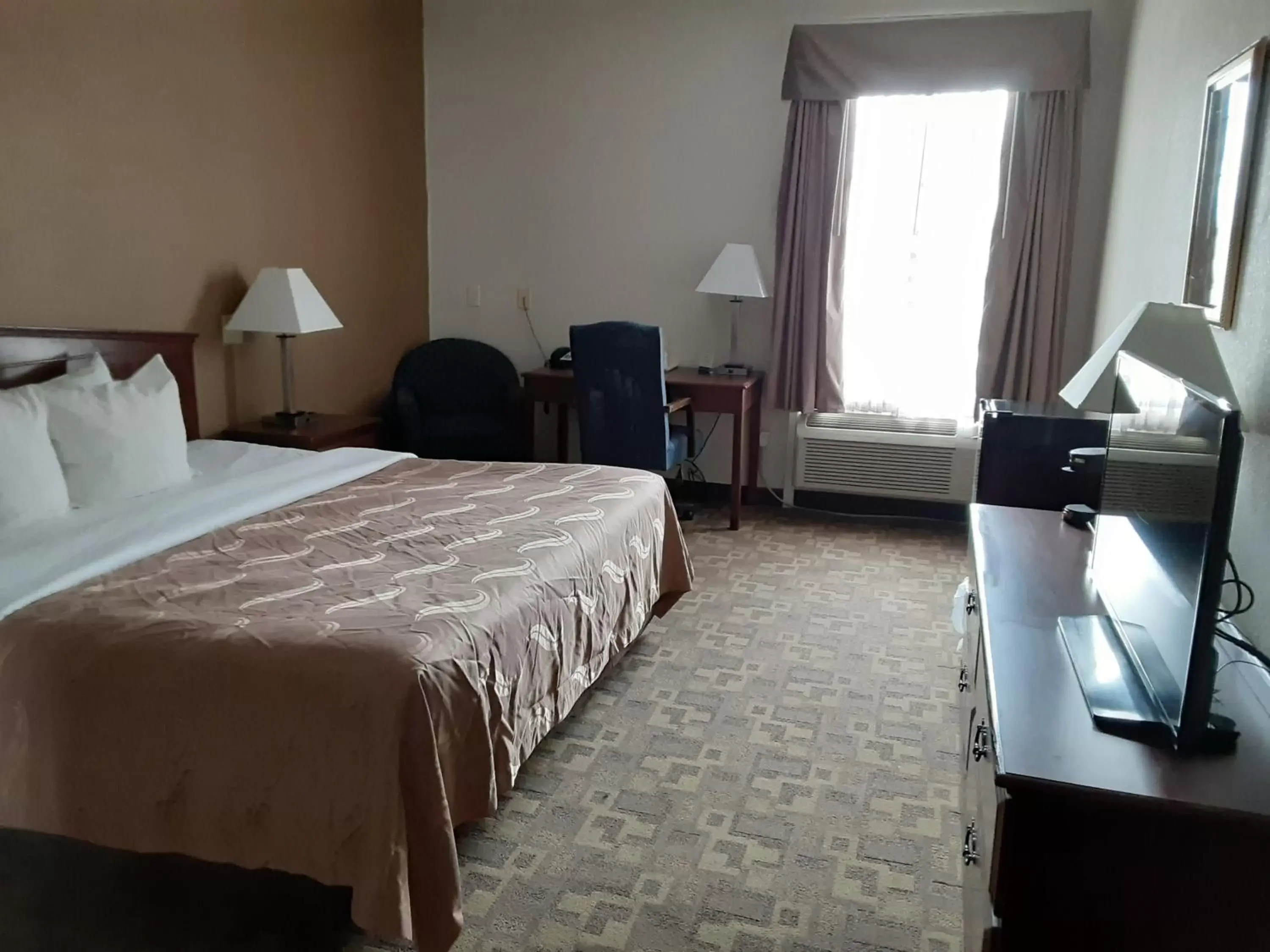 TV and multimedia, Bed in Quality Inn & Suites Schoharie near Howe Caverns