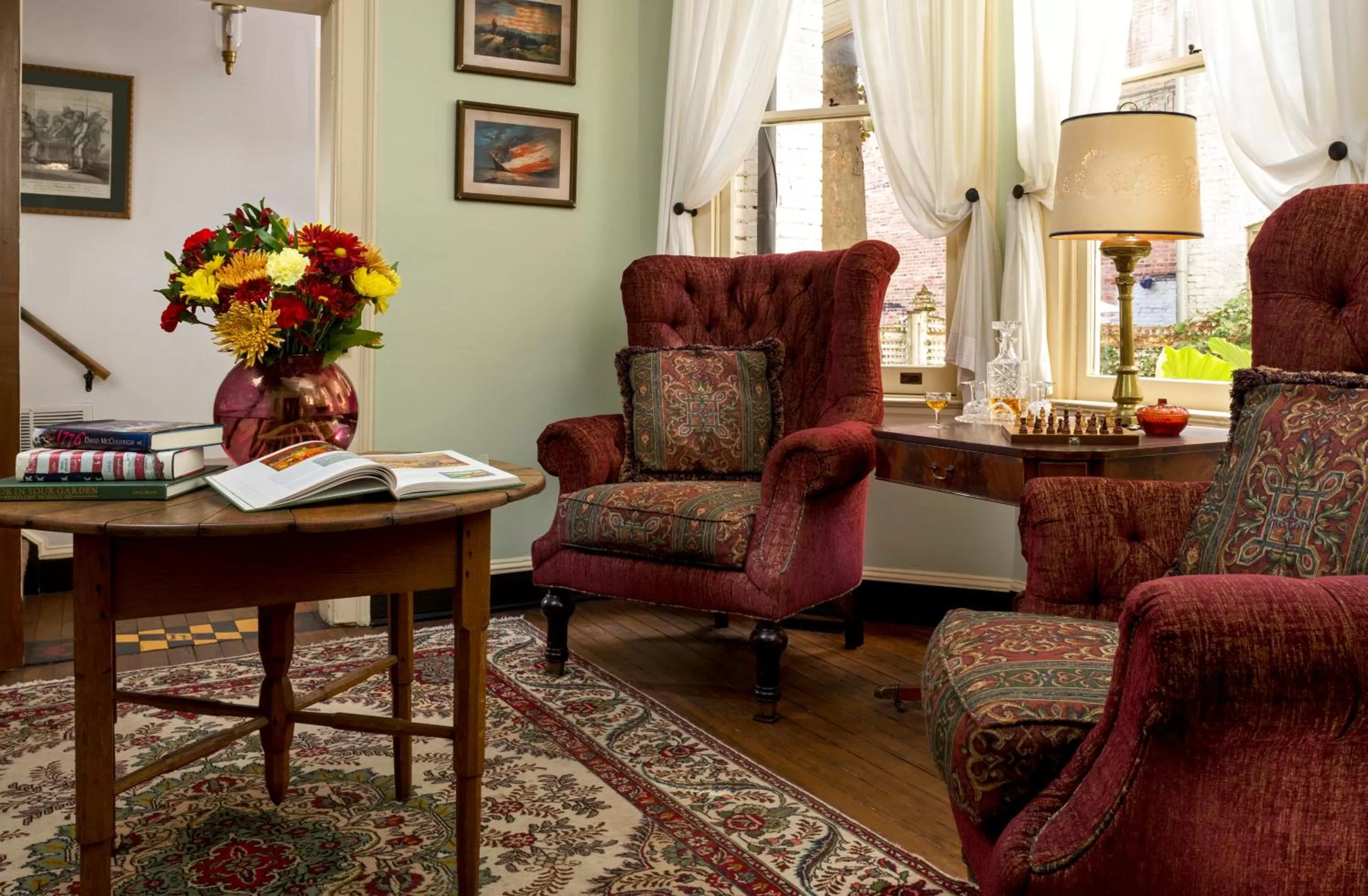 Library, Seating Area in Rachael's Dowry Bed and Breakfast