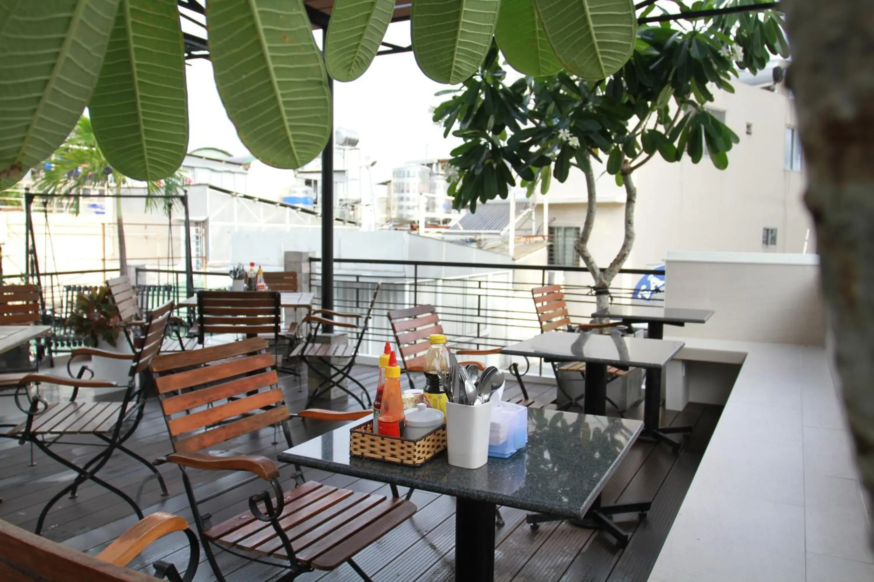 Garden in Ngoc Minh Hotel