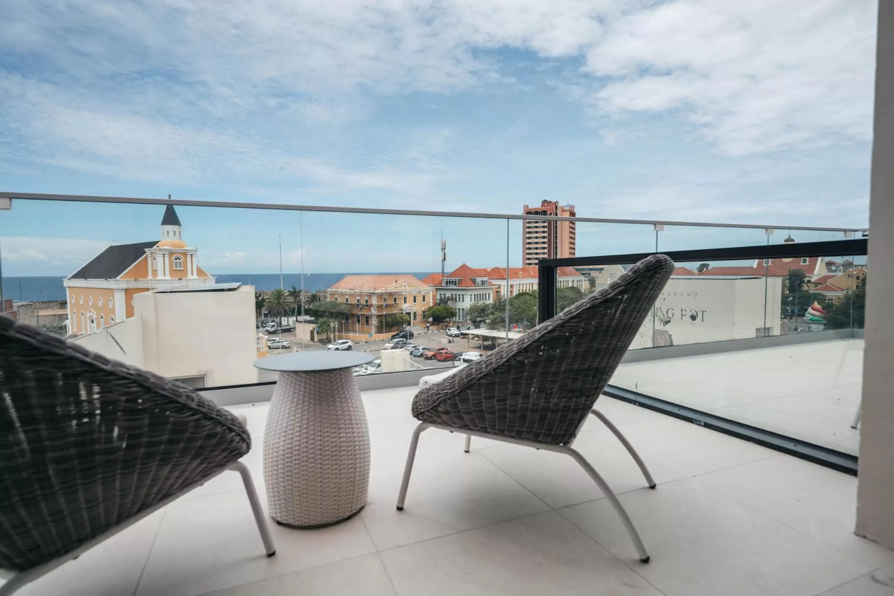 View (from property/room), Balcony/Terrace in Elements Hotel & Shops Curaçao