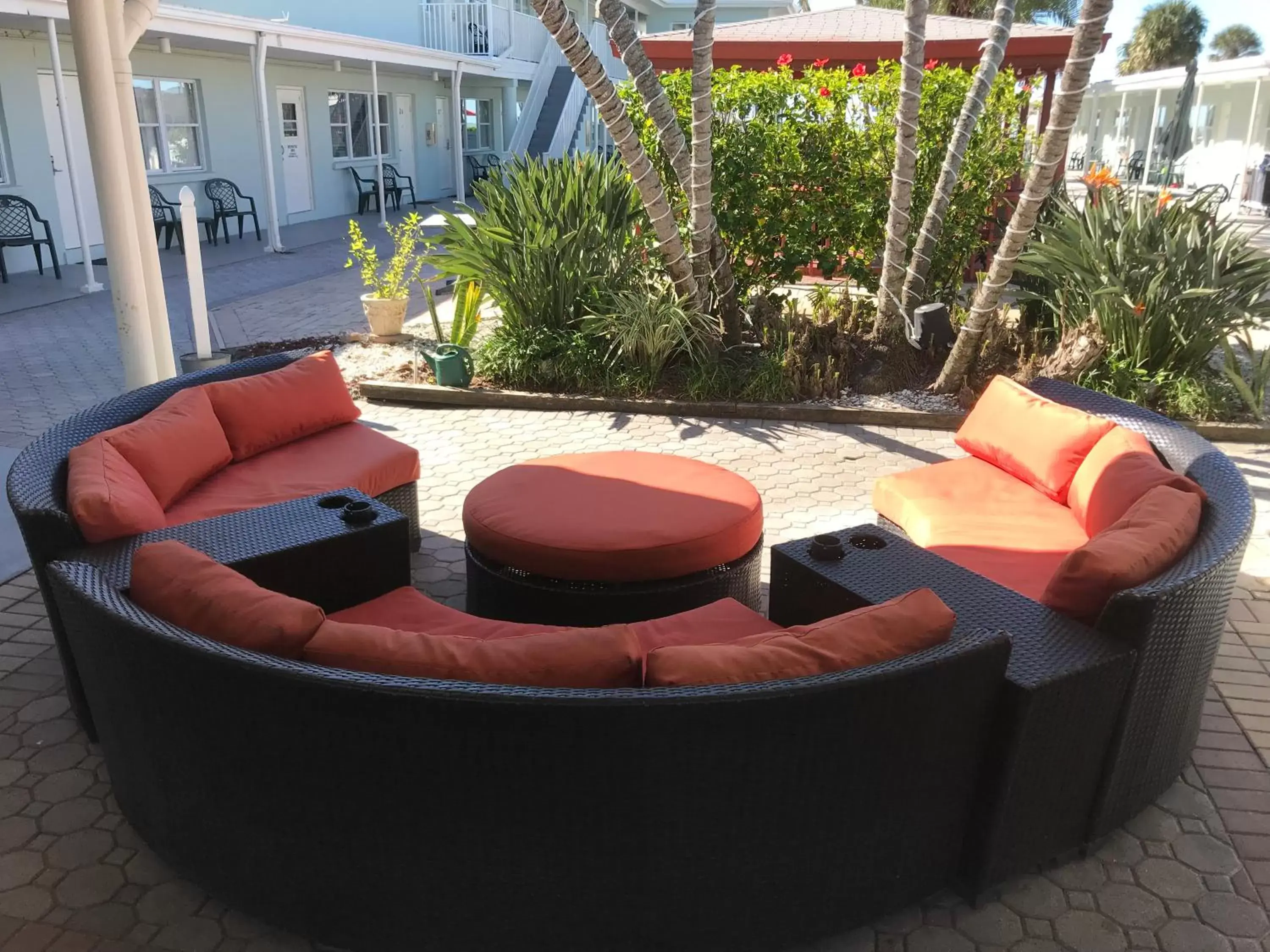 Inner courtyard view in Miramar Resort