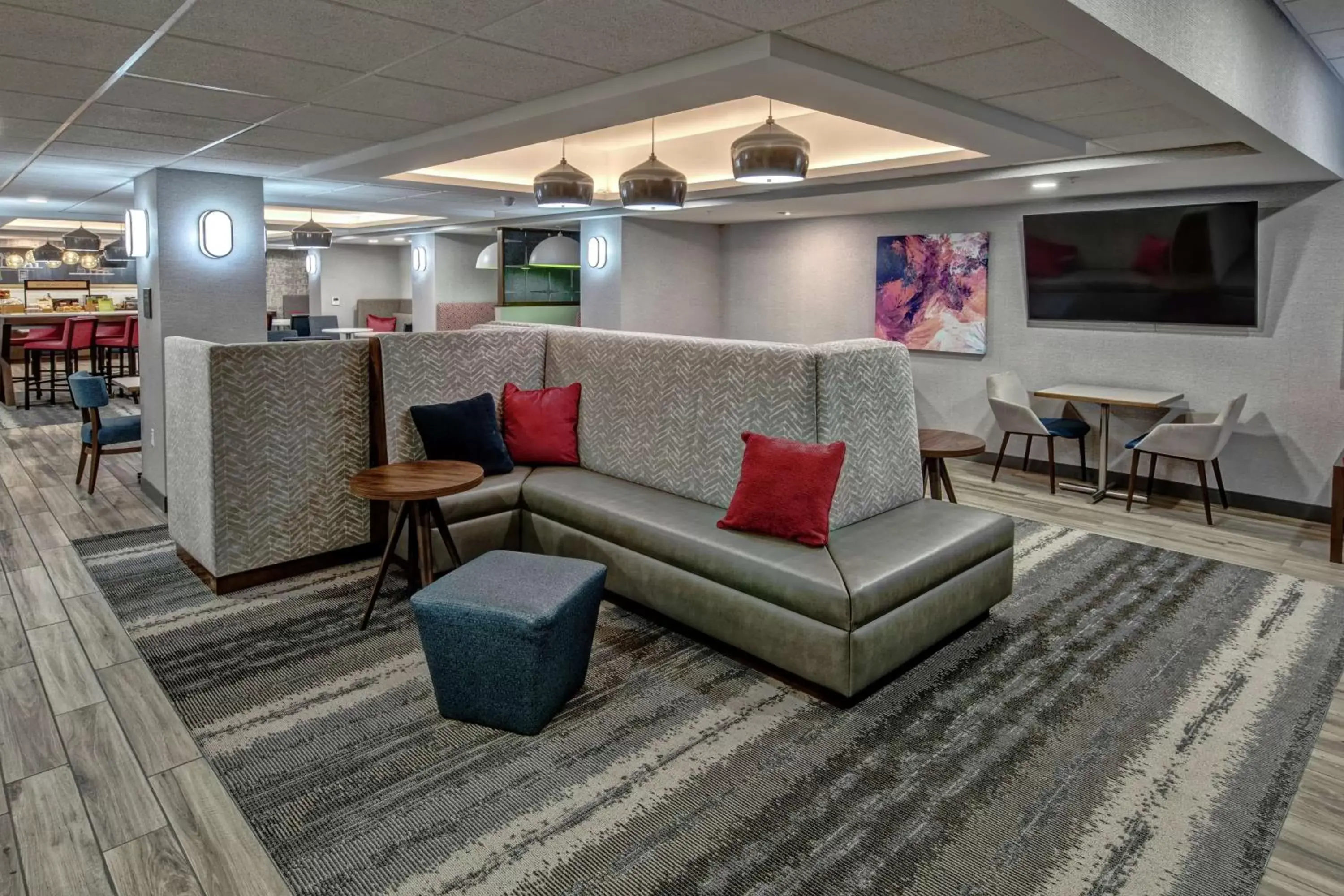 Lobby or reception in Hampton Inn New Albany Louisville West