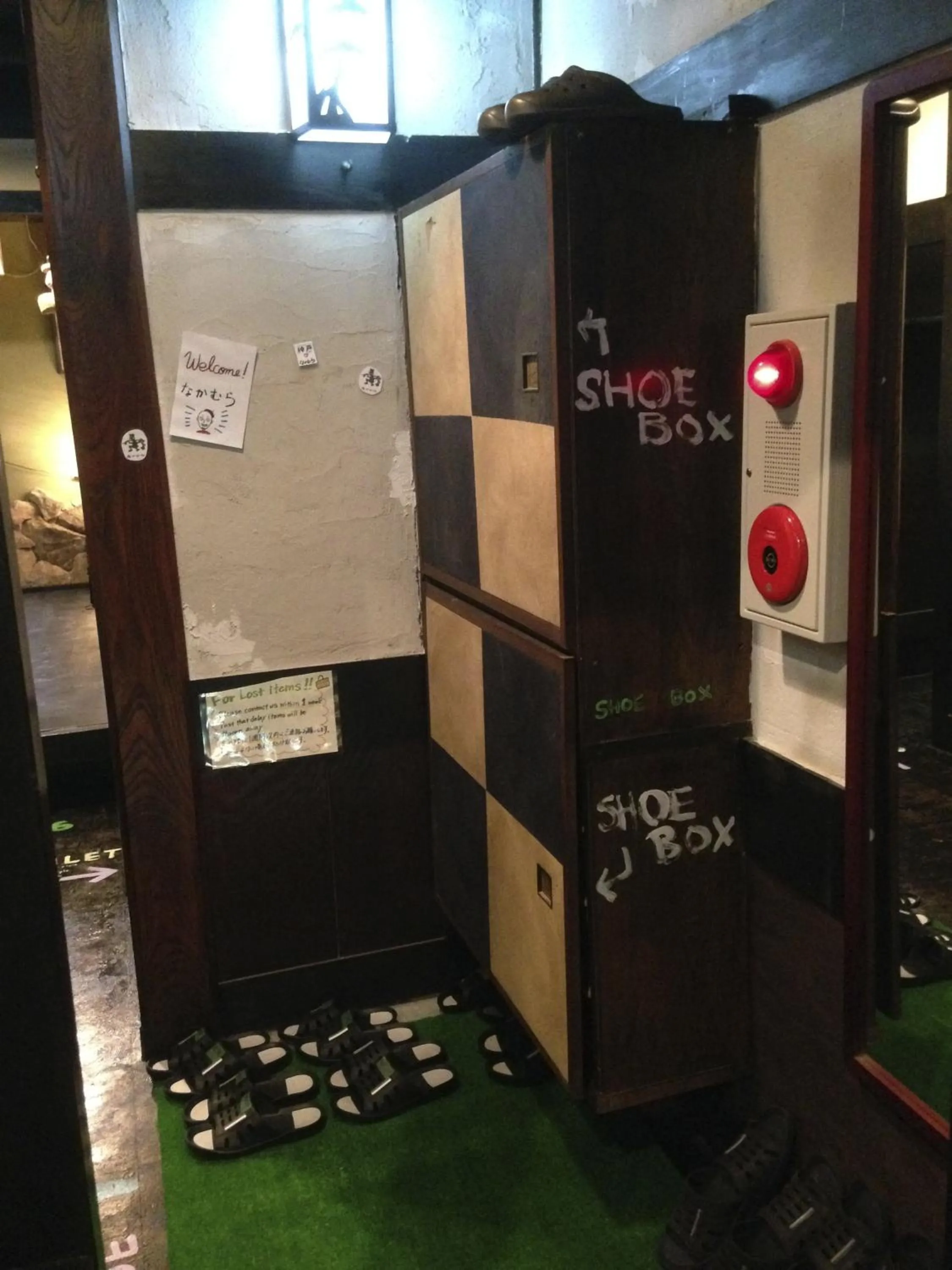 Decorative detail in Hostel Nakamura Kobe