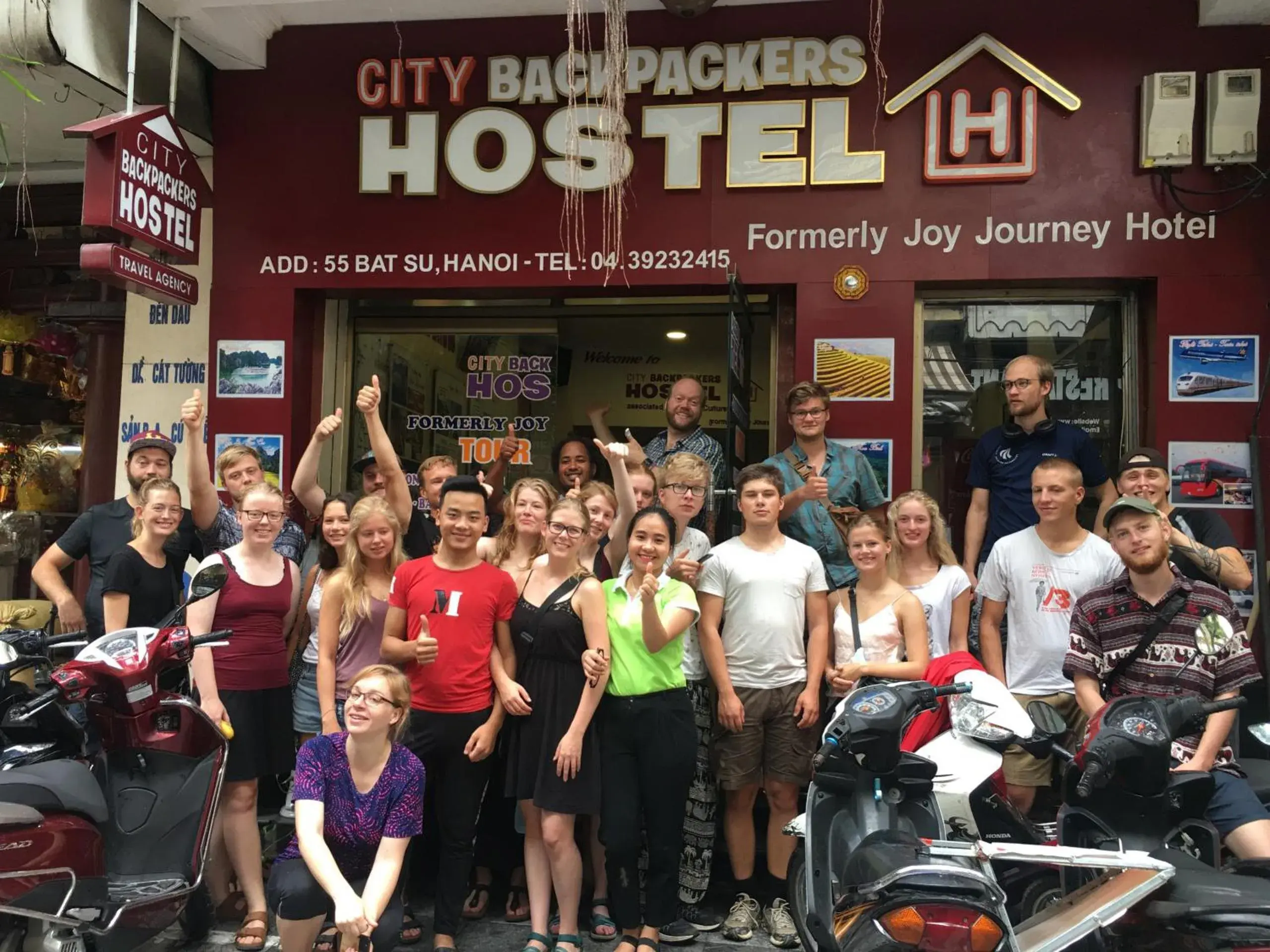 People in Hanoi City Backpackers Hostel