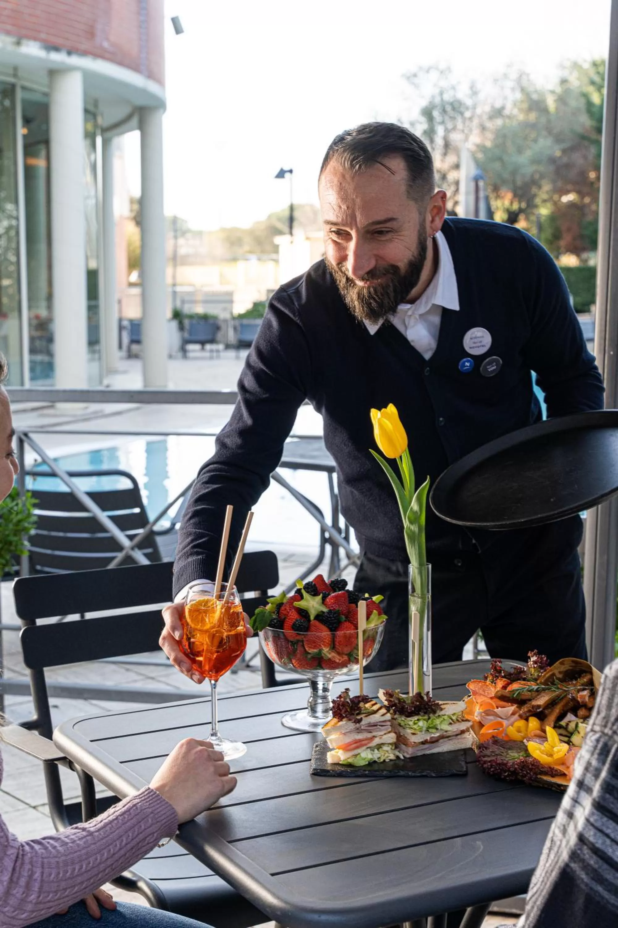 Balcony/Terrace in Novotel Roma Est