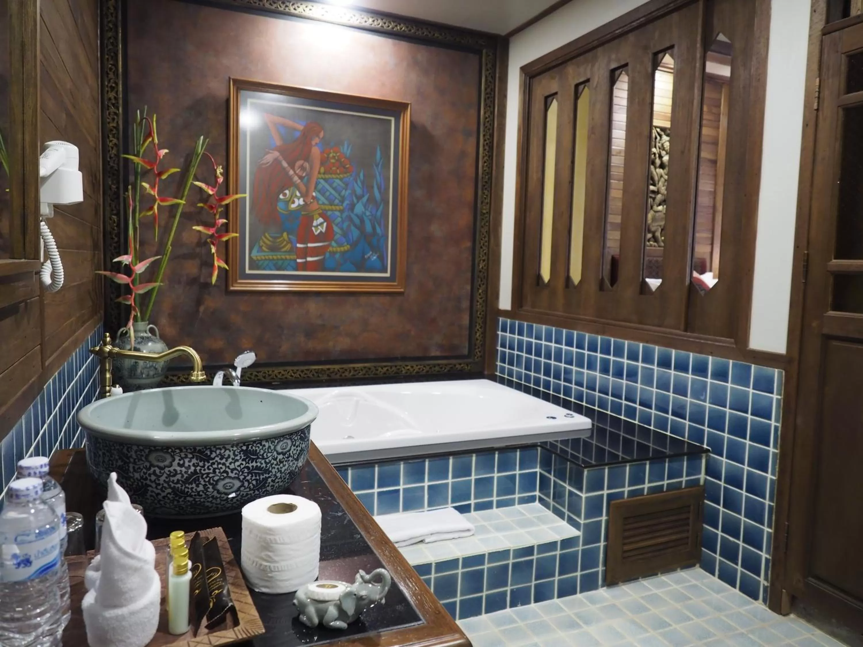Bathroom in Amata Lanna Village อมตะล้านนาวิลเลจ