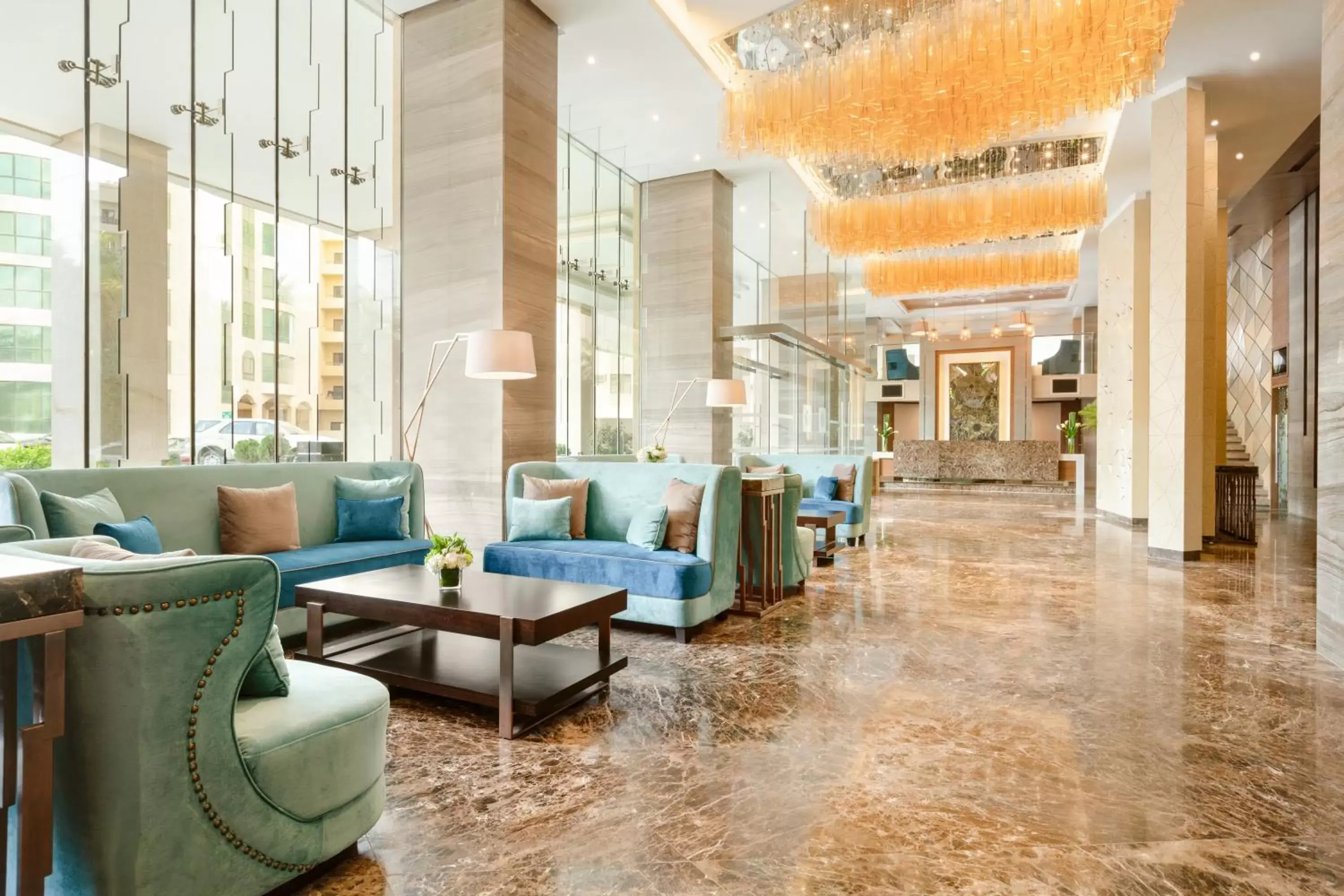 Lobby or reception in Wyndham Garden Manama