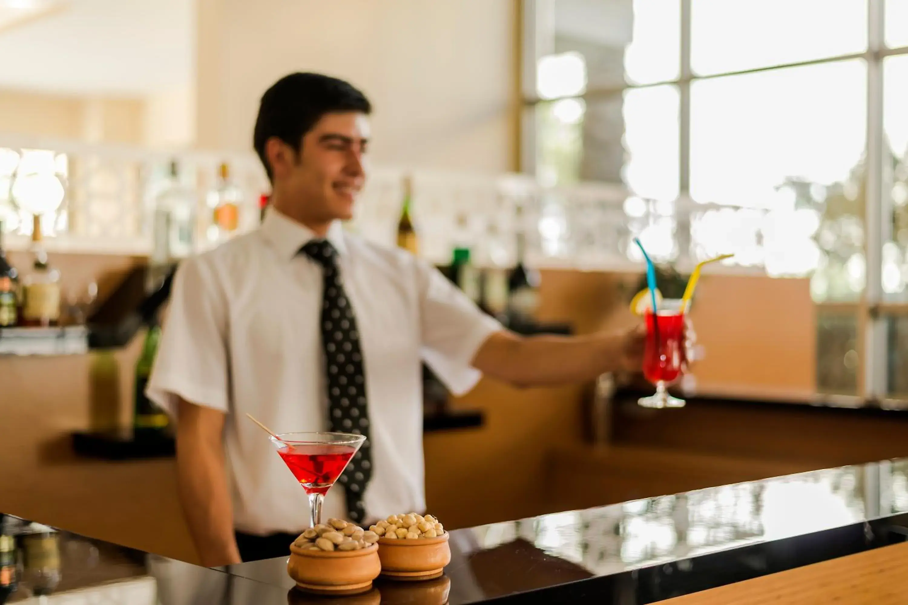 Lounge or bar in Santa Marina Hotel