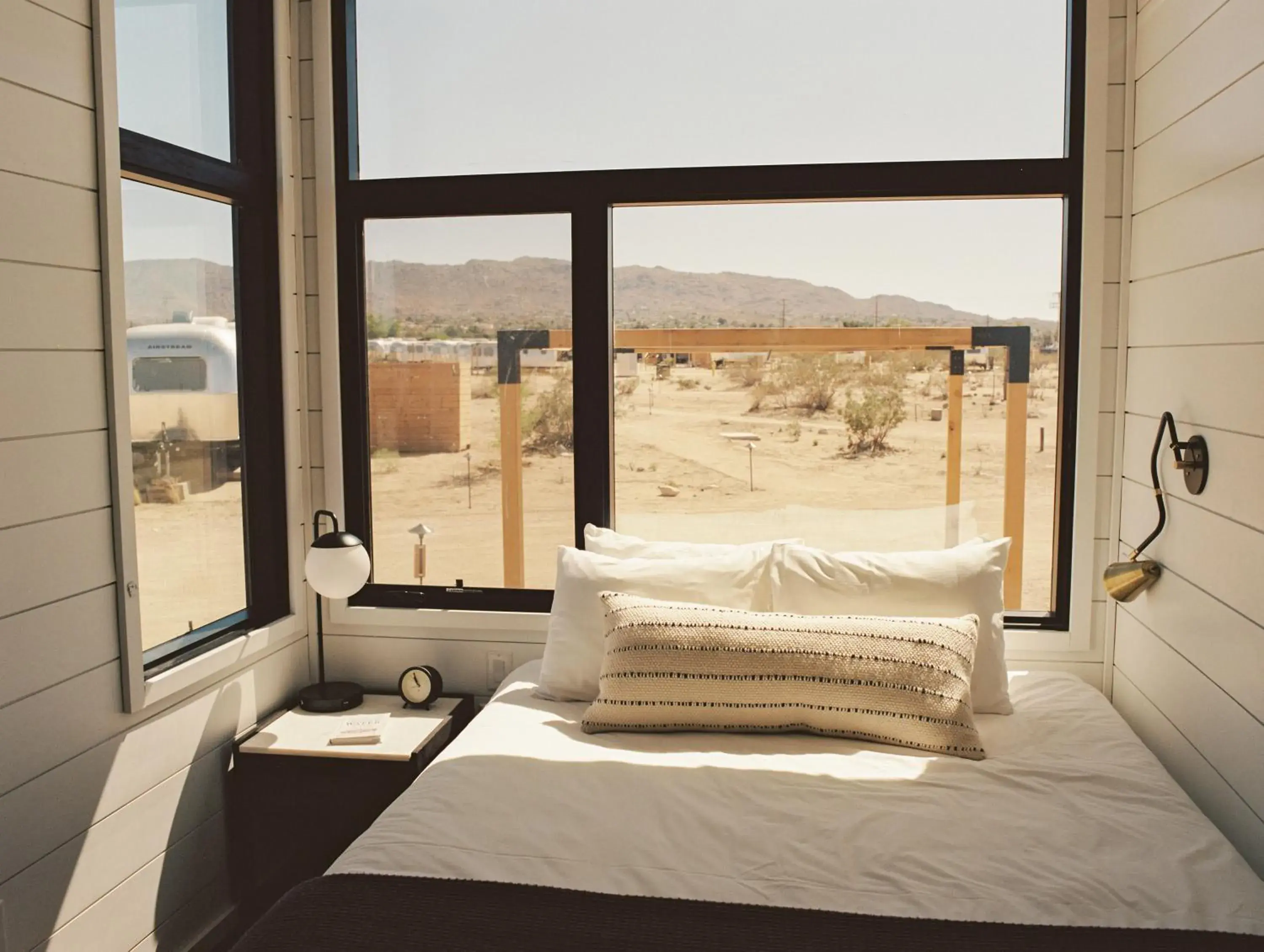 Bed in AutoCamp Joshua Tree