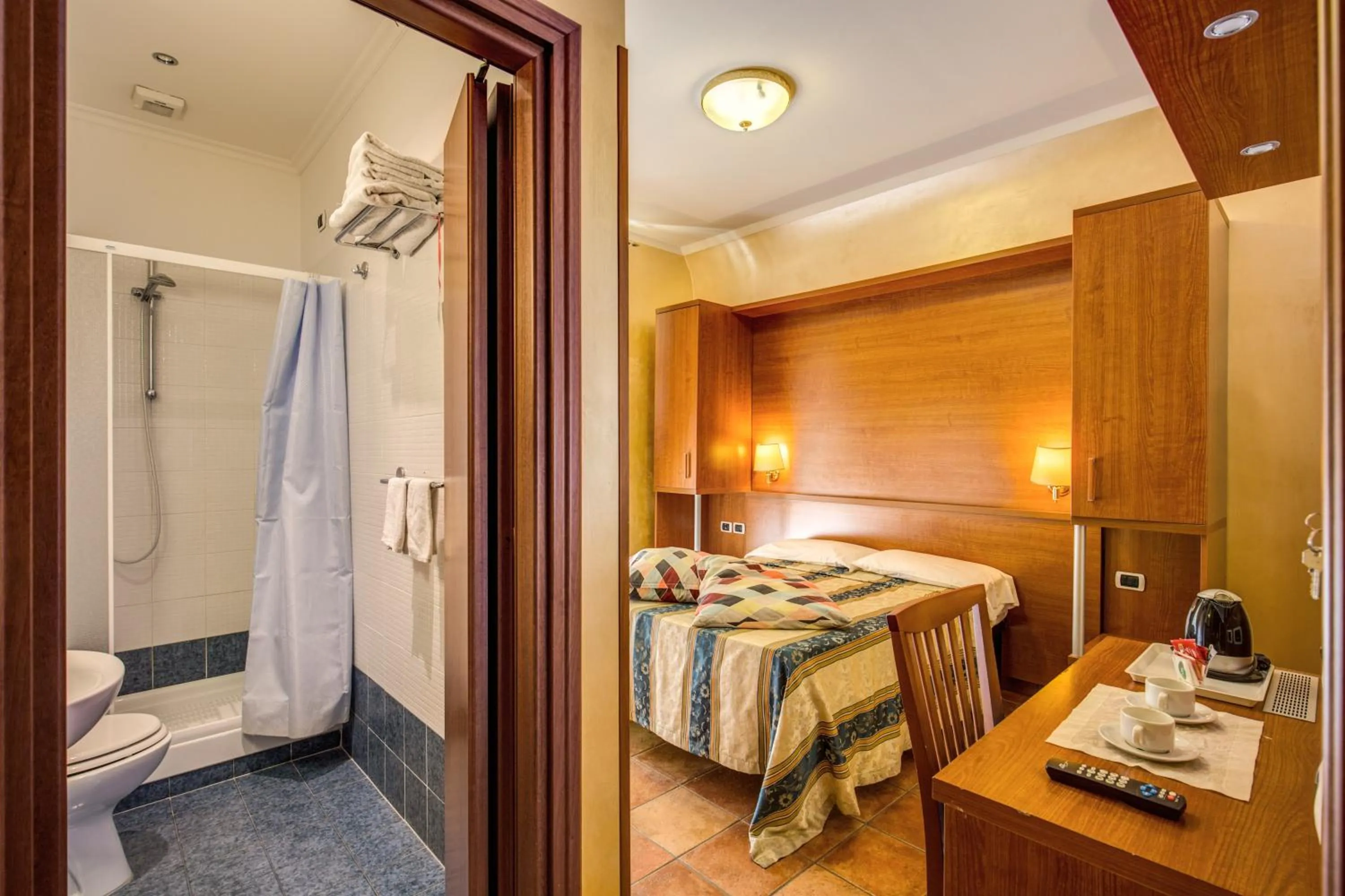 Bed in Hotel Maryelen