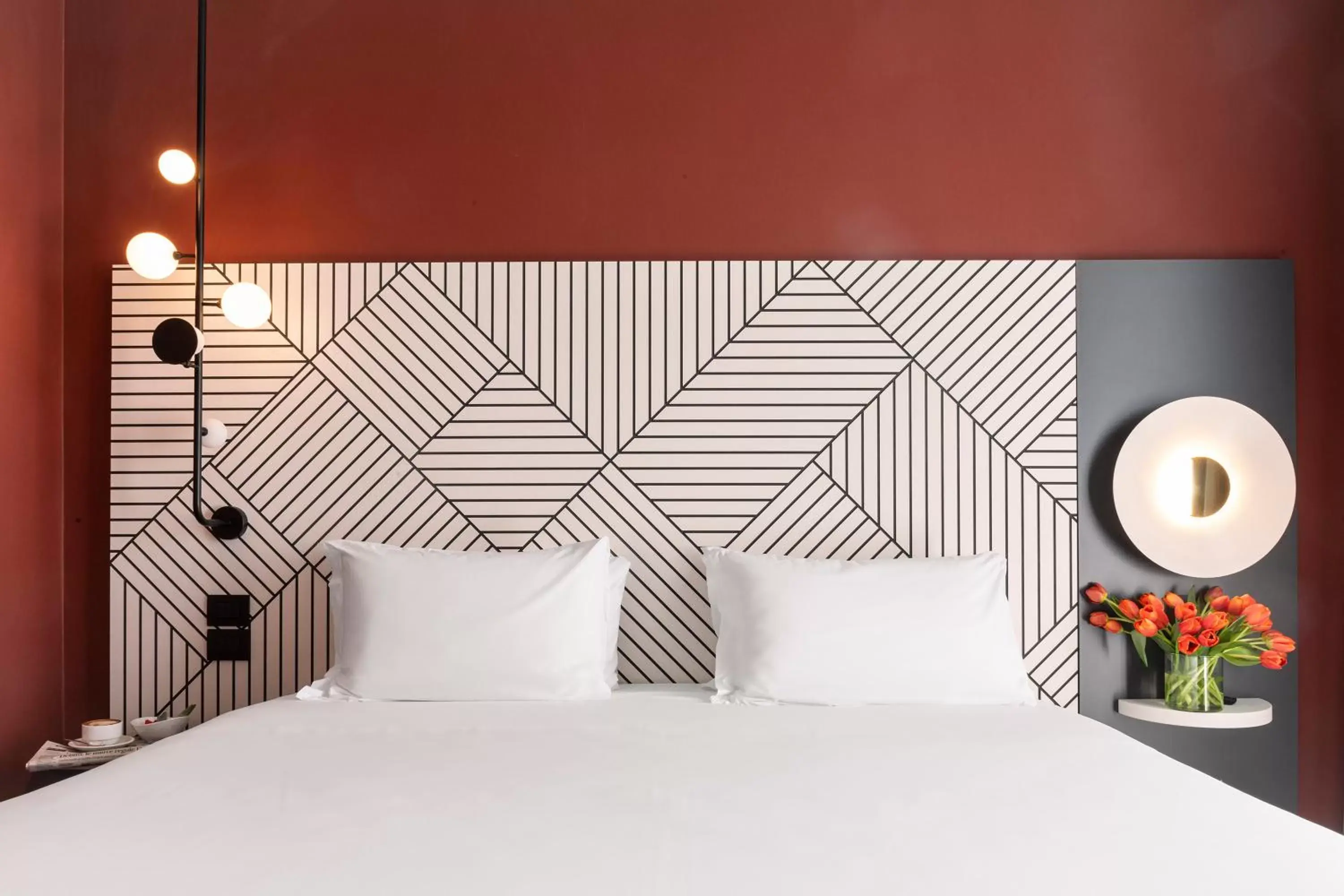 Bedroom, Bed in Quark Hotel Milano