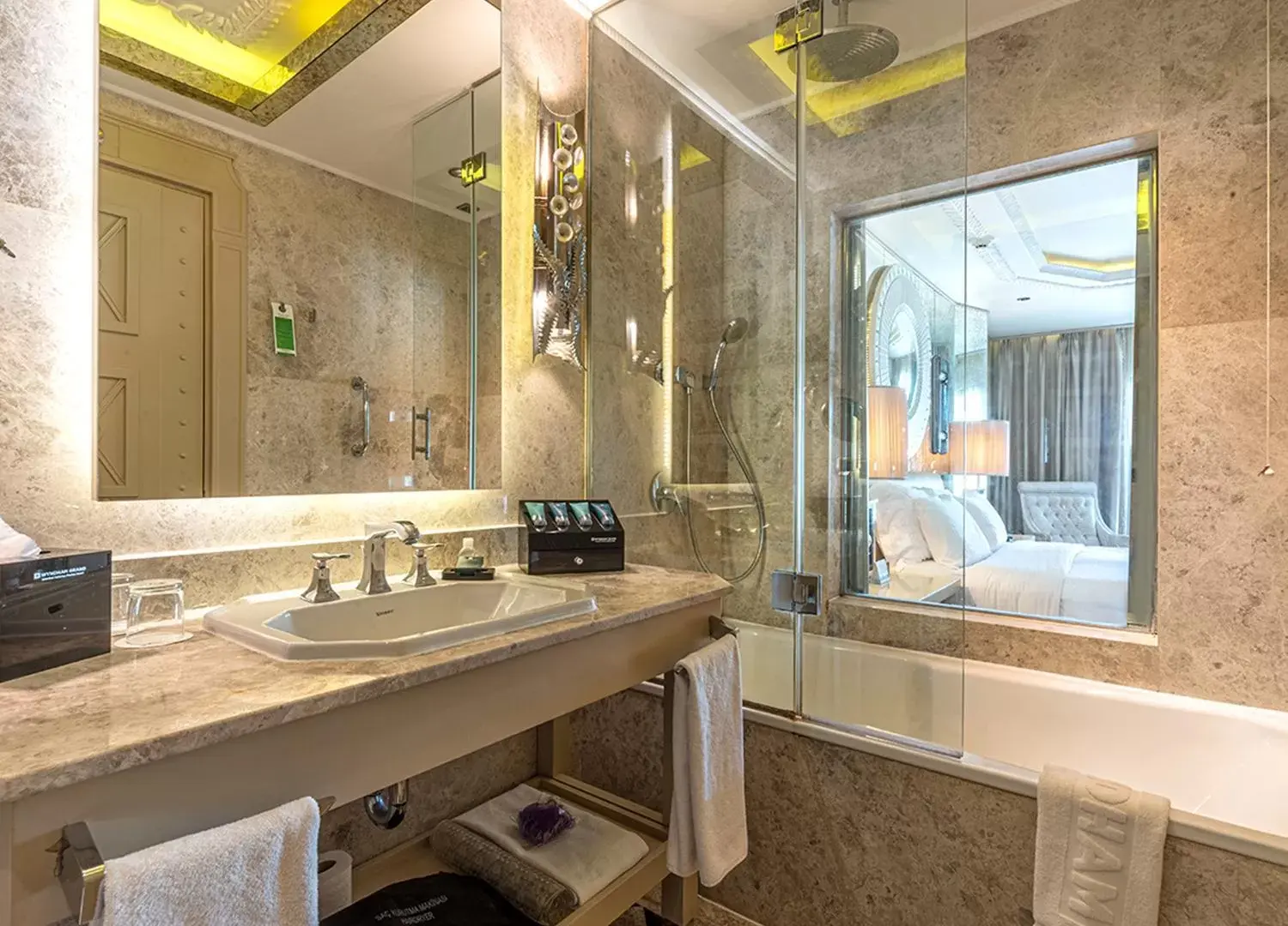 Bathroom in Wyndham Grand Istanbul Kalamış Marina Hotel