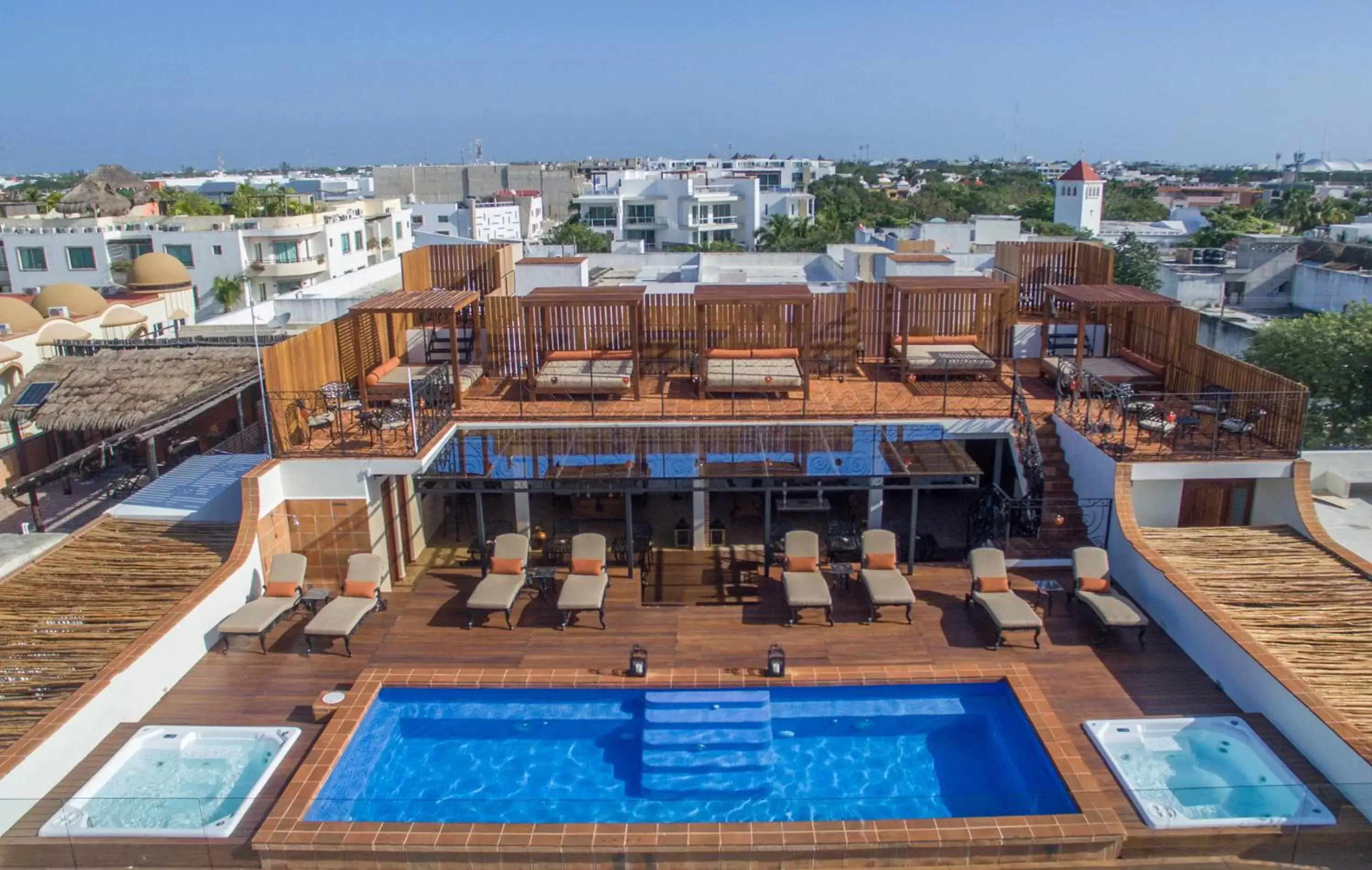 Balcony/Terrace, Pool View in La Leyenda Boutique Hotel by Bunik