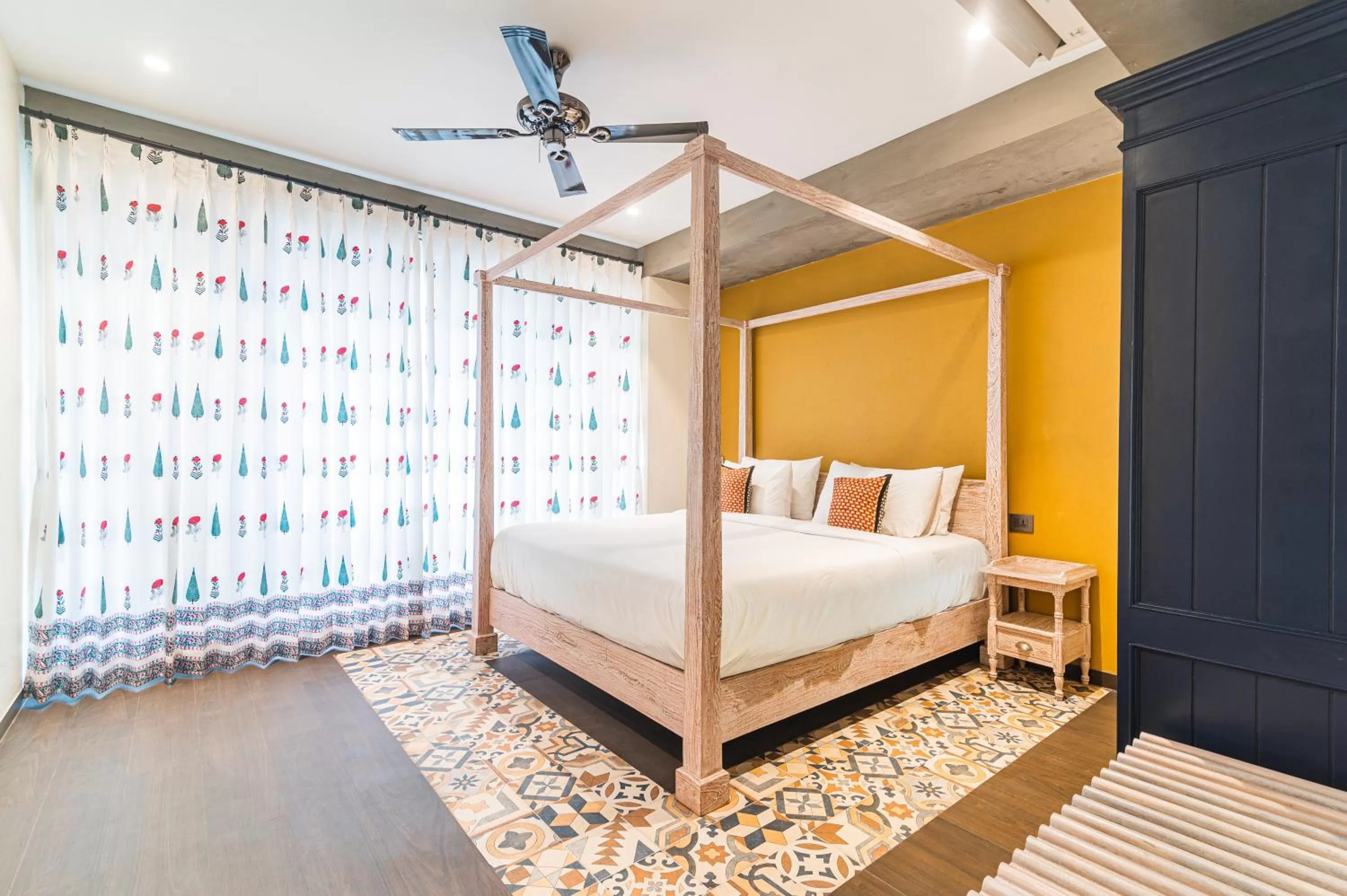 Bed in Bougainvilla Apartment