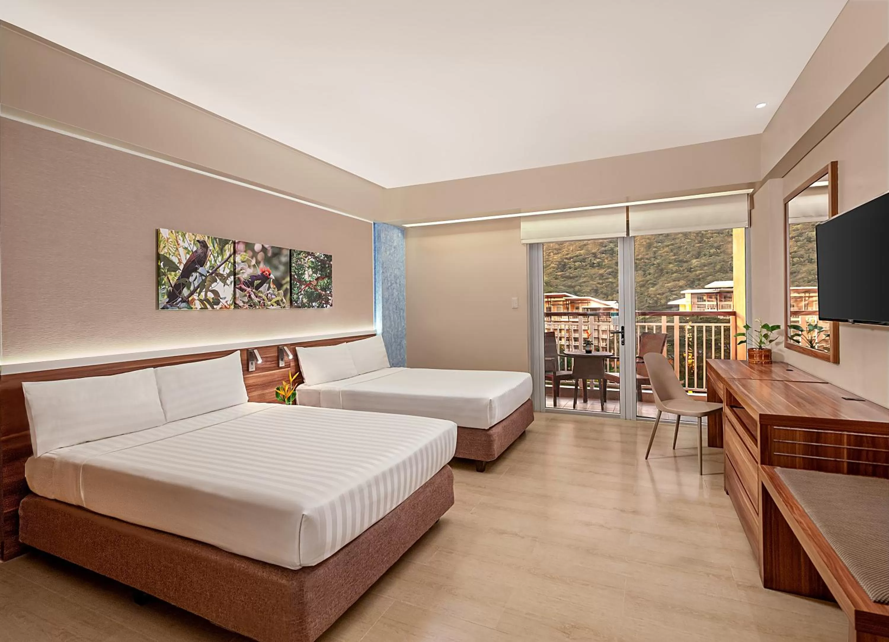 Bed in Pico Sands Hotel