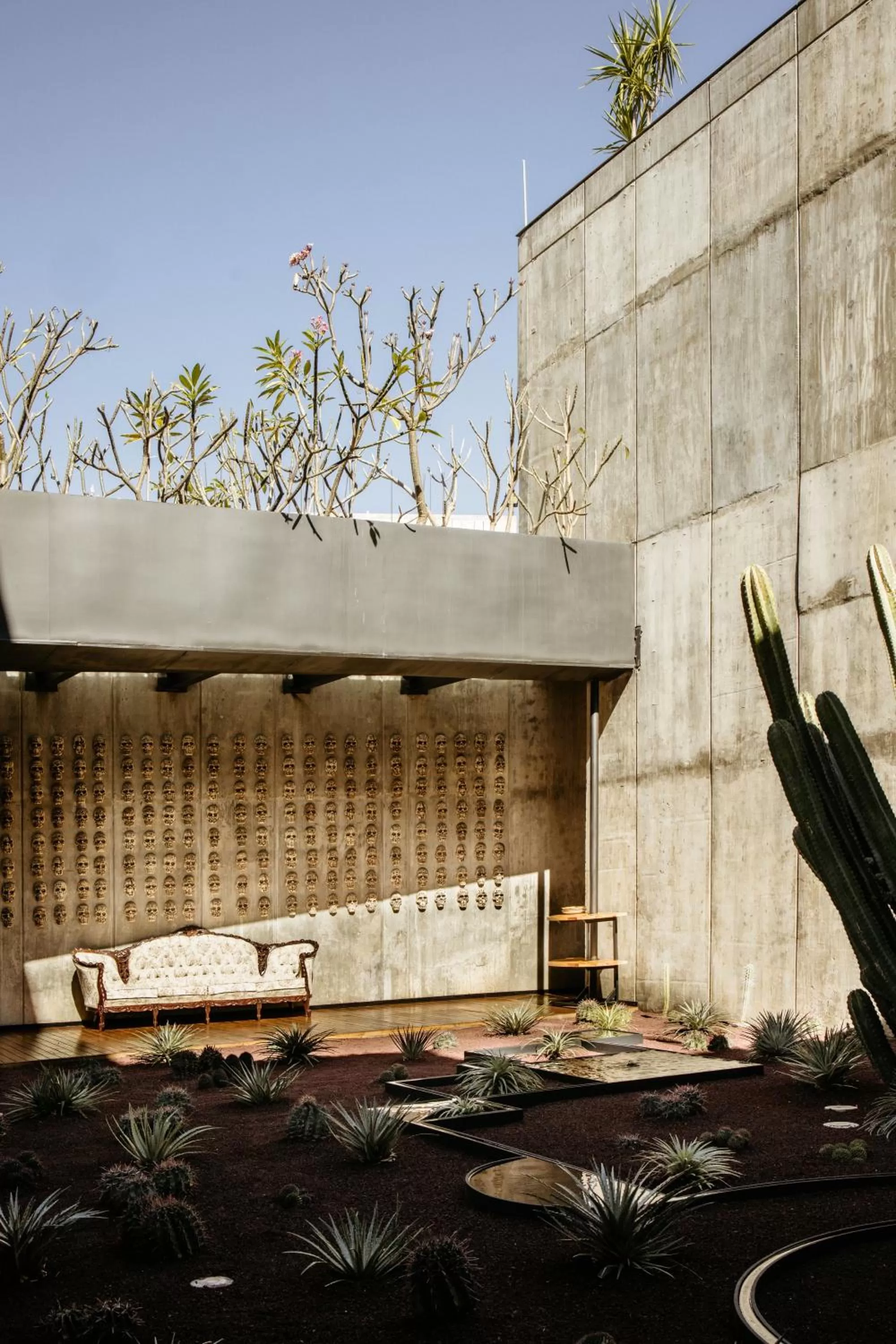 Patio in Flavia Hotel