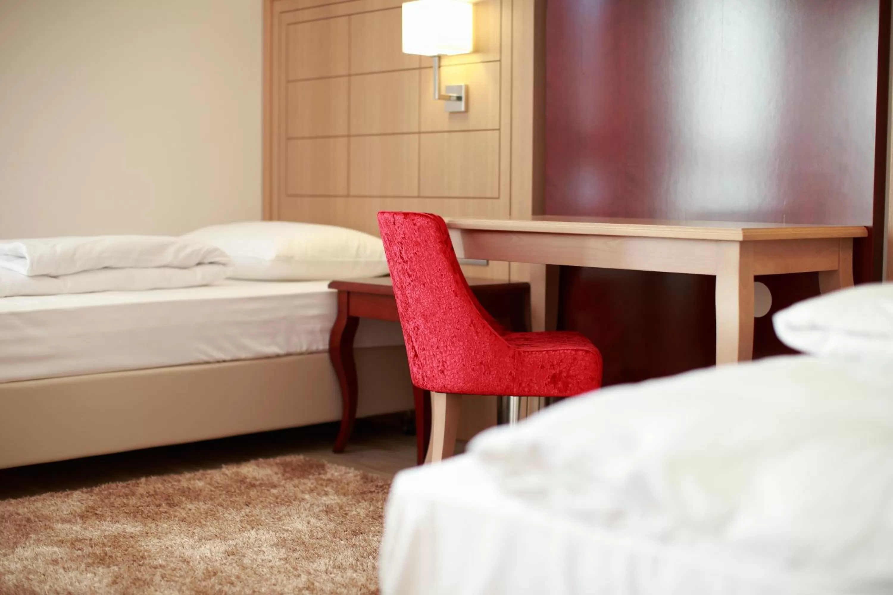 Seating area, Bed in Hotel Raca