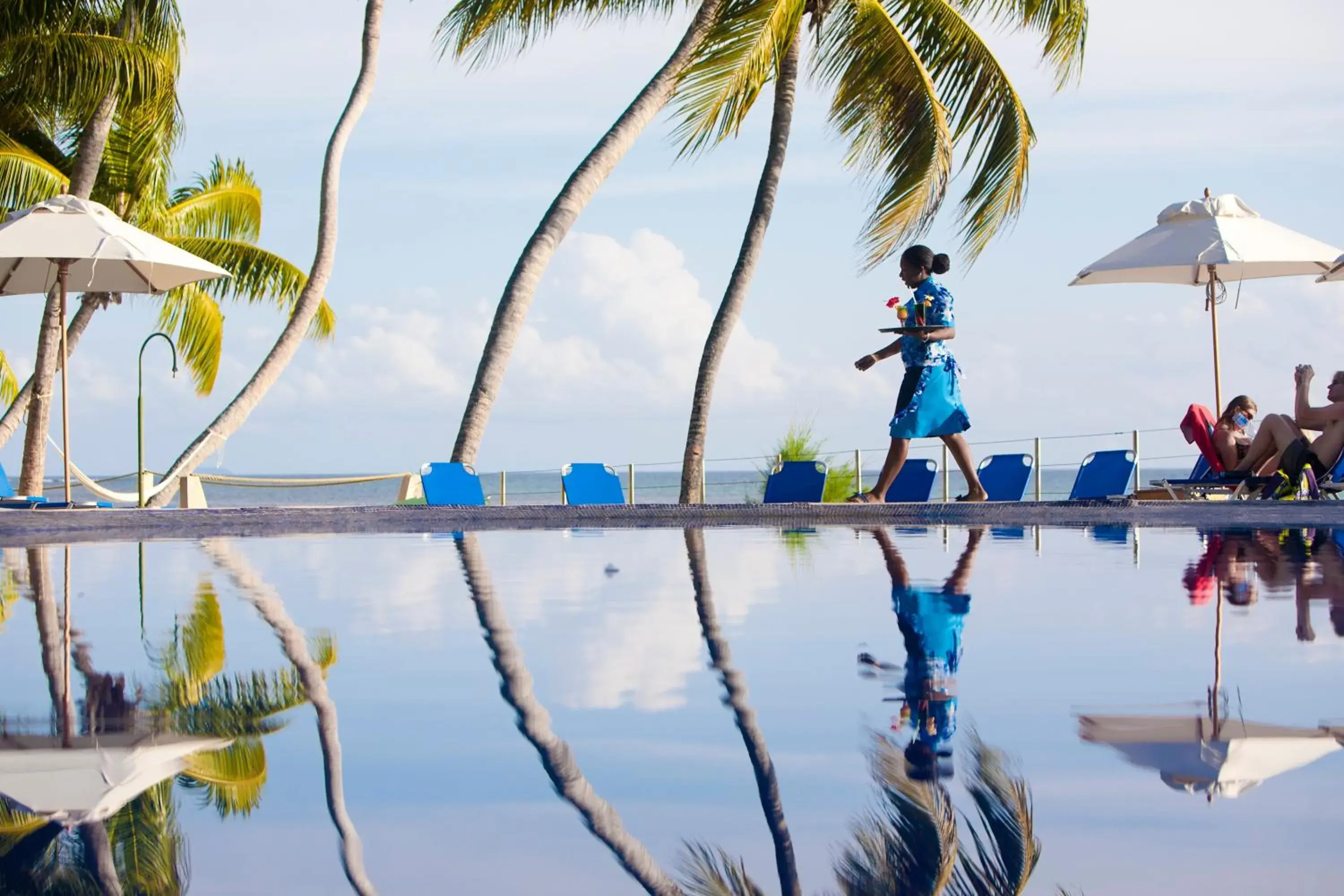 Pool view, Swimming Pool in Coco de Mer and Black Parrot Suites