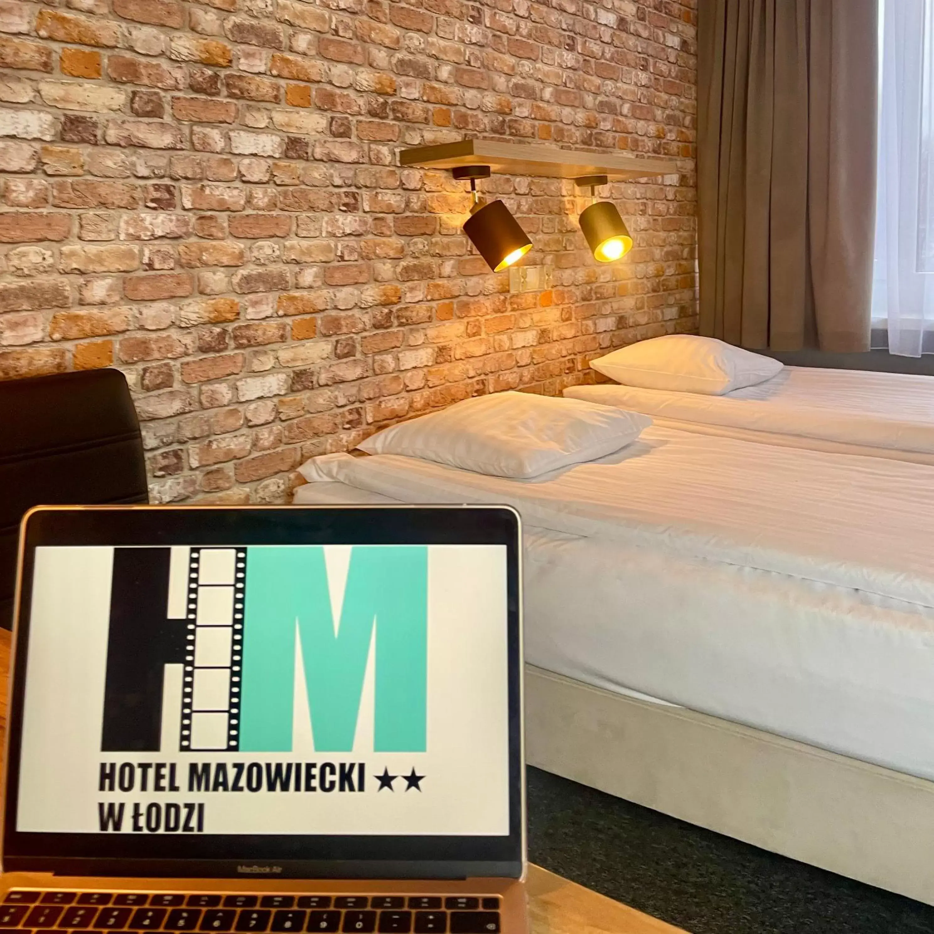 Bed in Hotel Mazowiecki