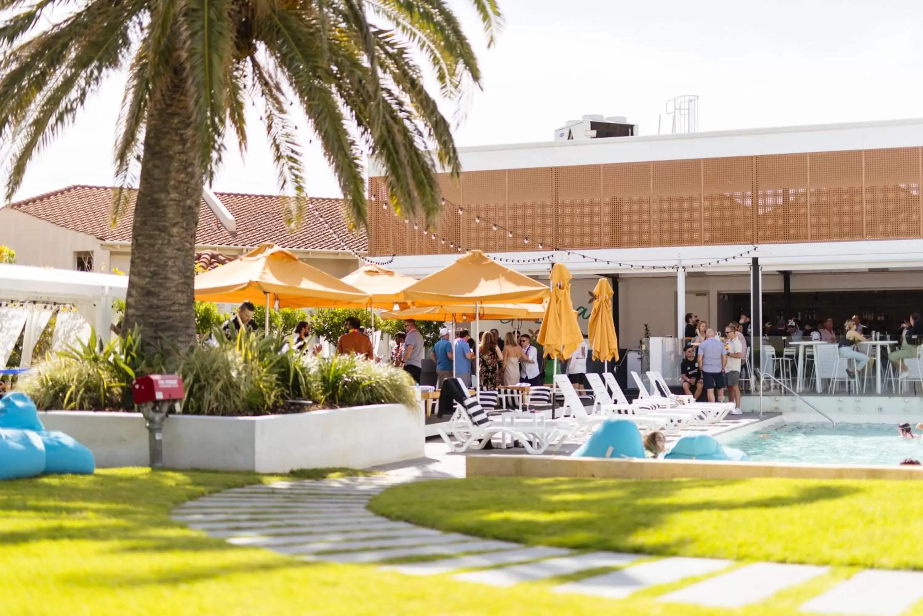 Food and drinks, Swimming Pool in The Marina Hotel - Mindarie